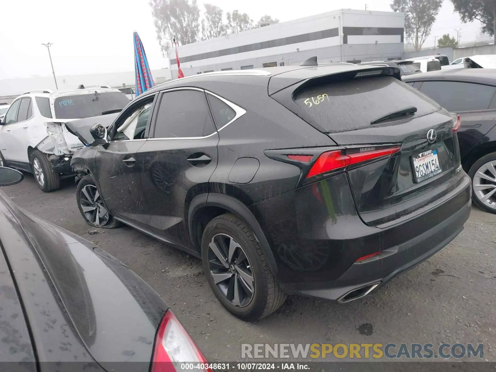 3 Photograph of a damaged car JTJDARBZ2L5013271 LEXUS NX 300 2020