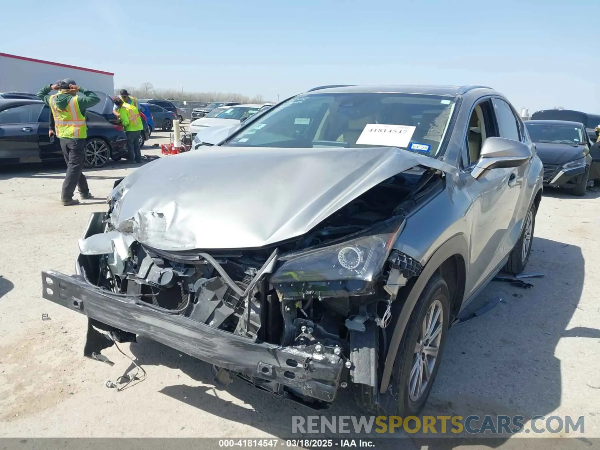 2 Photograph of a damaged car JTJDARBZ4L2171323 LEXUS NX 300 2020