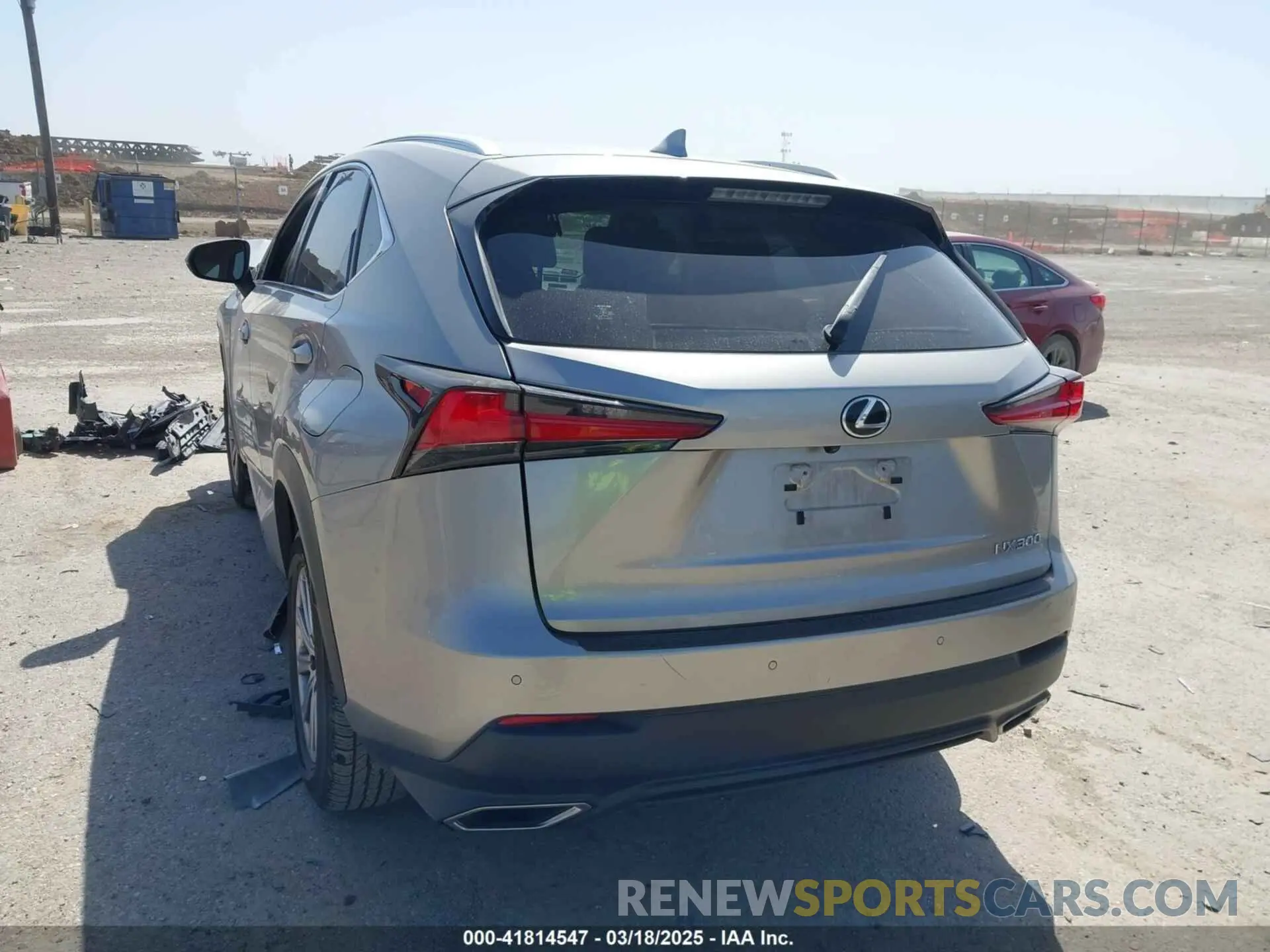 3 Photograph of a damaged car JTJDARBZ4L2171323 LEXUS NX 300 2020