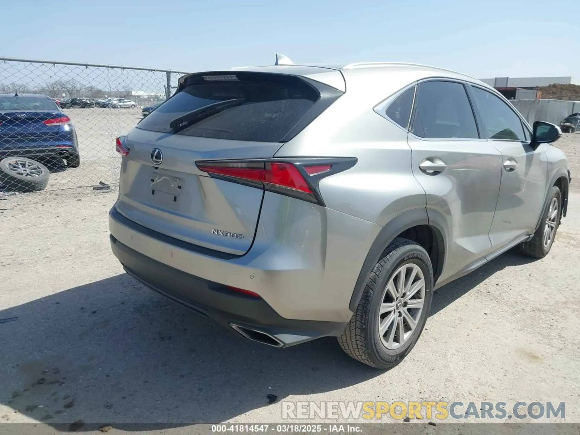 4 Photograph of a damaged car JTJDARBZ4L2171323 LEXUS NX 300 2020