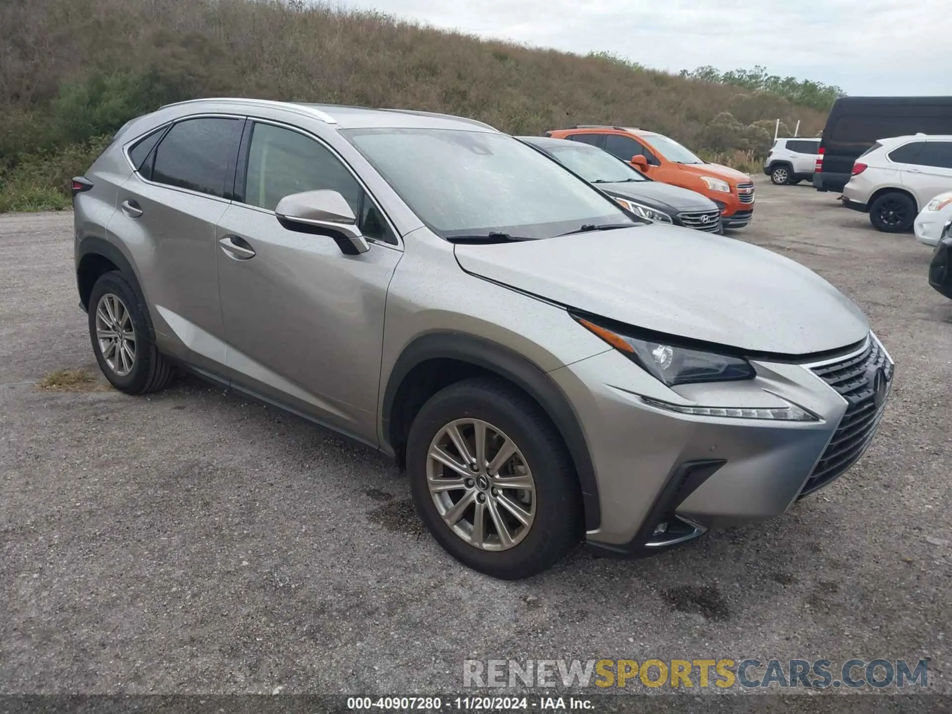 1 Photograph of a damaged car JTJDARBZ5L2173663 LEXUS NX 300 2020