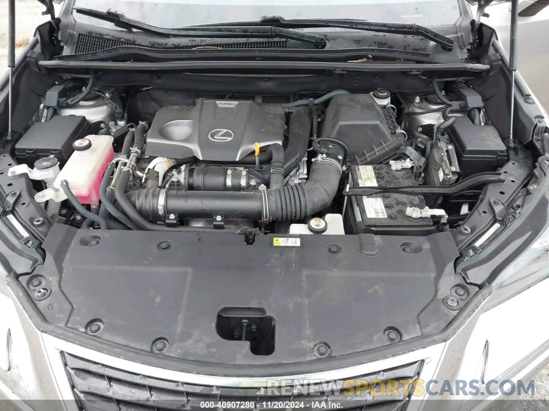 10 Photograph of a damaged car JTJDARBZ5L2173663 LEXUS NX 300 2020