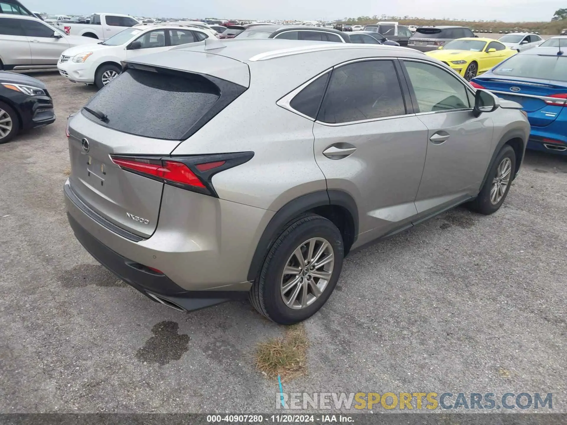 4 Photograph of a damaged car JTJDARBZ5L2173663 LEXUS NX 300 2020
