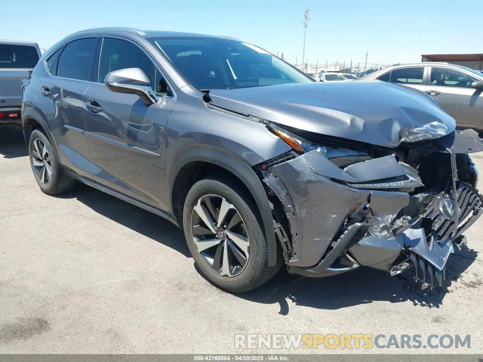 1 Photograph of a damaged car JTJDARBZ5L5009845 LEXUS NX 300 2020