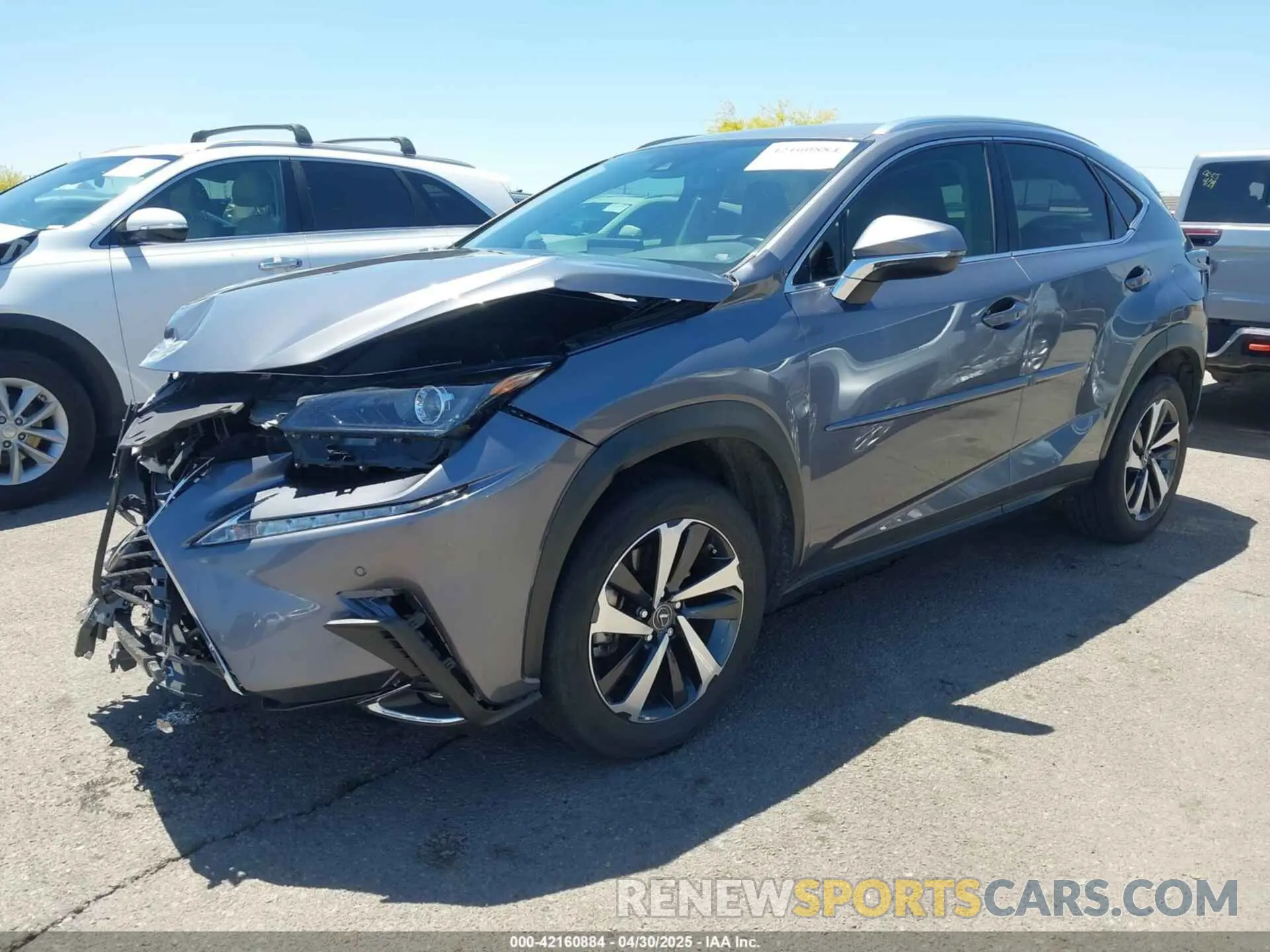 2 Photograph of a damaged car JTJDARBZ5L5009845 LEXUS NX 300 2020