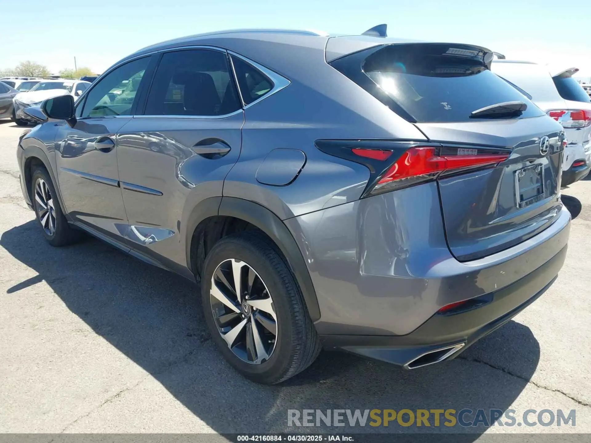 3 Photograph of a damaged car JTJDARBZ5L5009845 LEXUS NX 300 2020