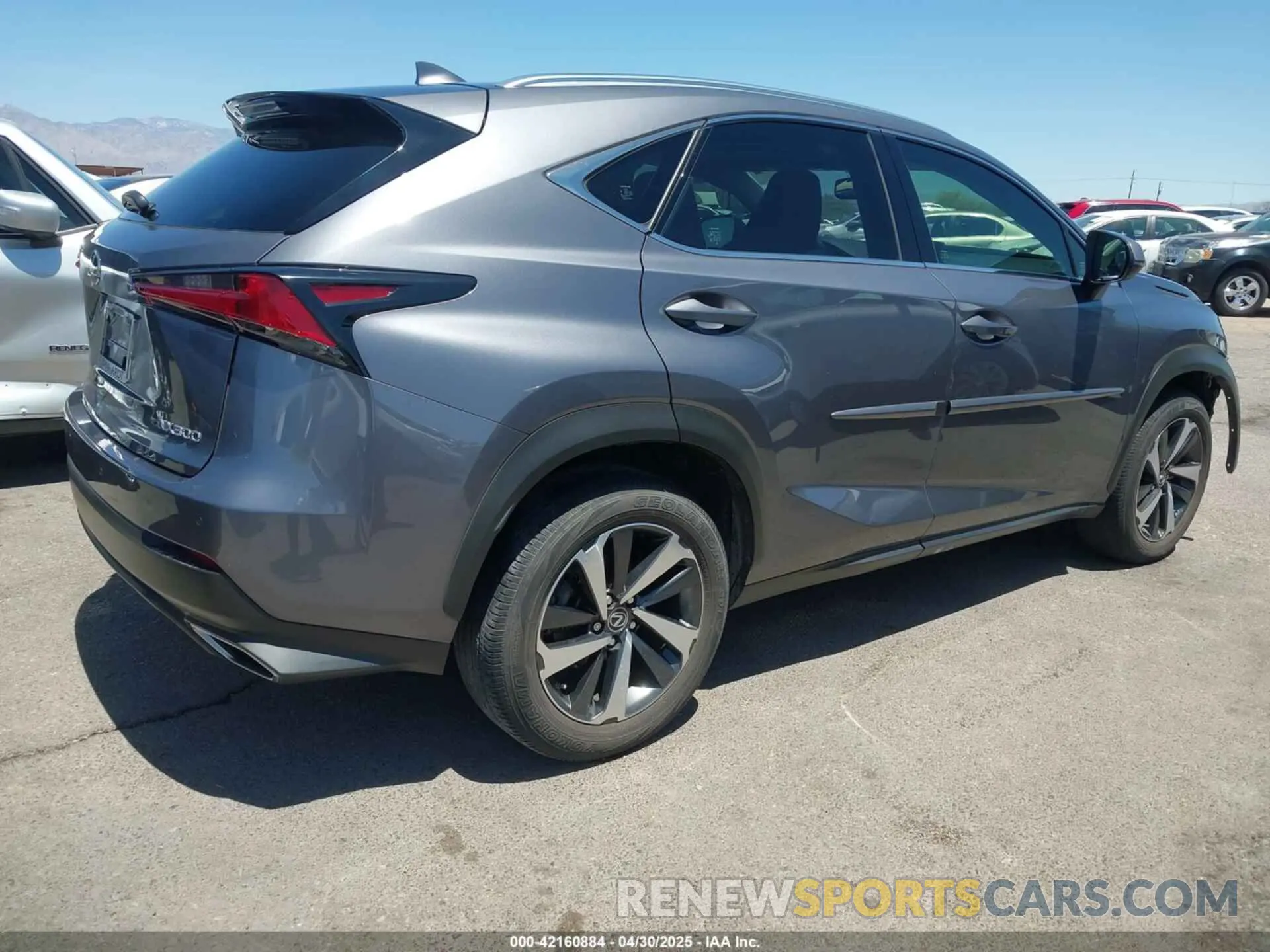 4 Photograph of a damaged car JTJDARBZ5L5009845 LEXUS NX 300 2020