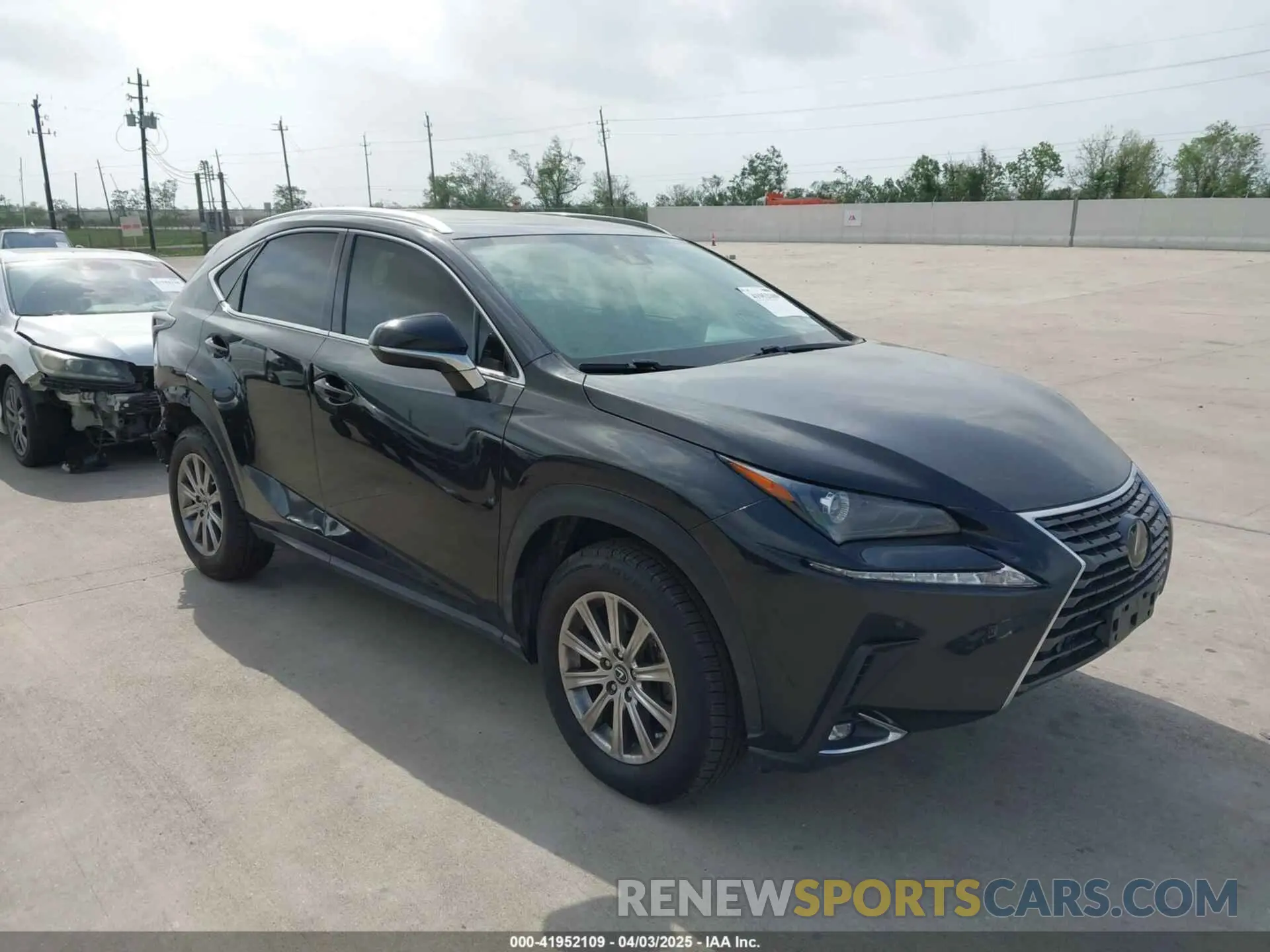 1 Photograph of a damaged car JTJDARBZ6L2176037 LEXUS NX 300 2020