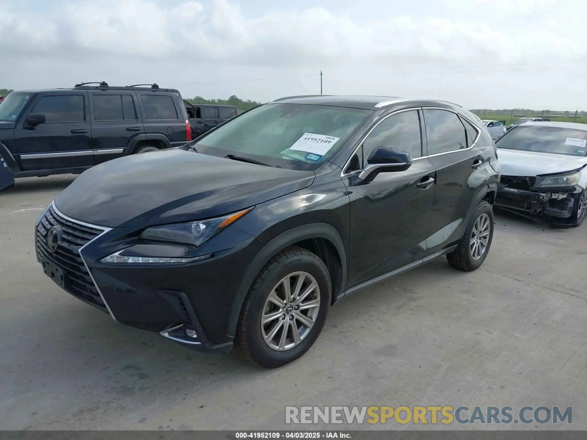 2 Photograph of a damaged car JTJDARBZ6L2176037 LEXUS NX 300 2020