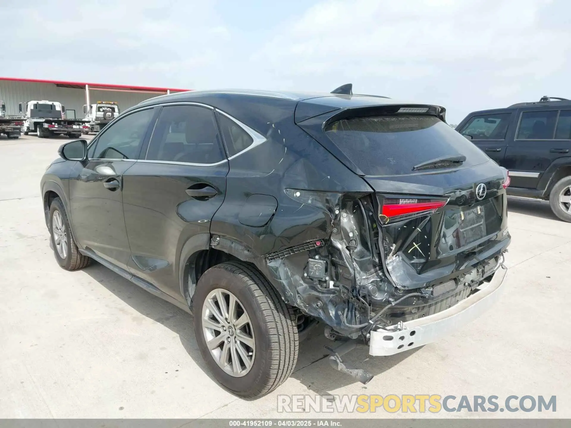 3 Photograph of a damaged car JTJDARBZ6L2176037 LEXUS NX 300 2020
