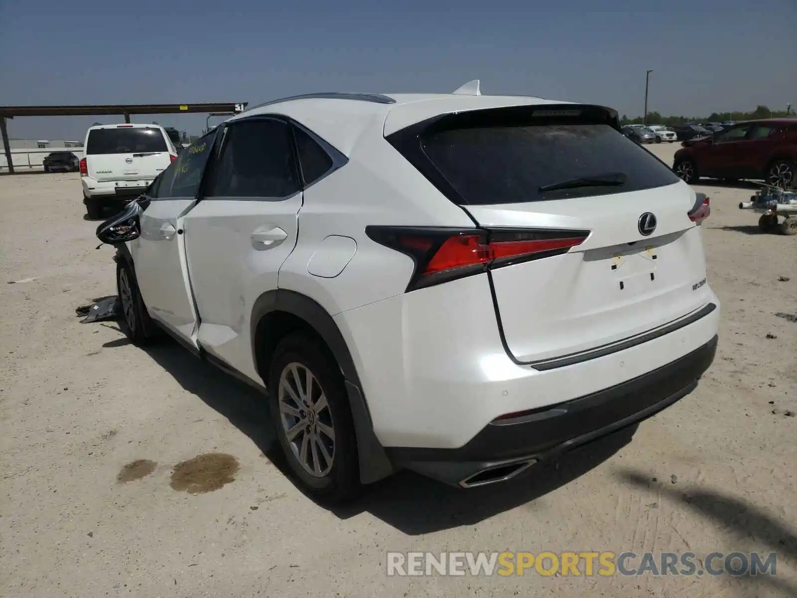 3 Photograph of a damaged car JTJDARBZ6L5009594 LEXUS NX 300 2020