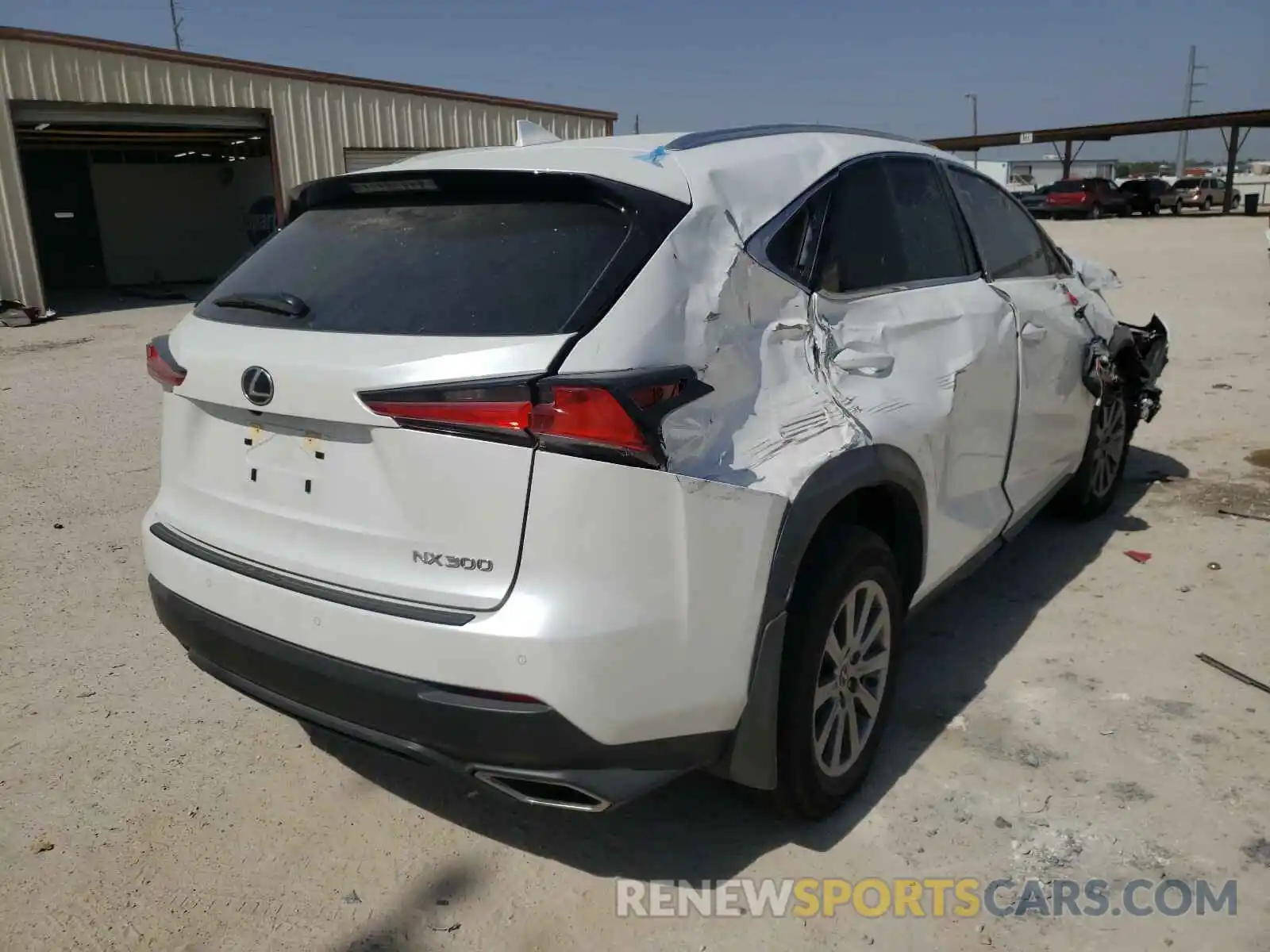 4 Photograph of a damaged car JTJDARBZ6L5009594 LEXUS NX 300 2020