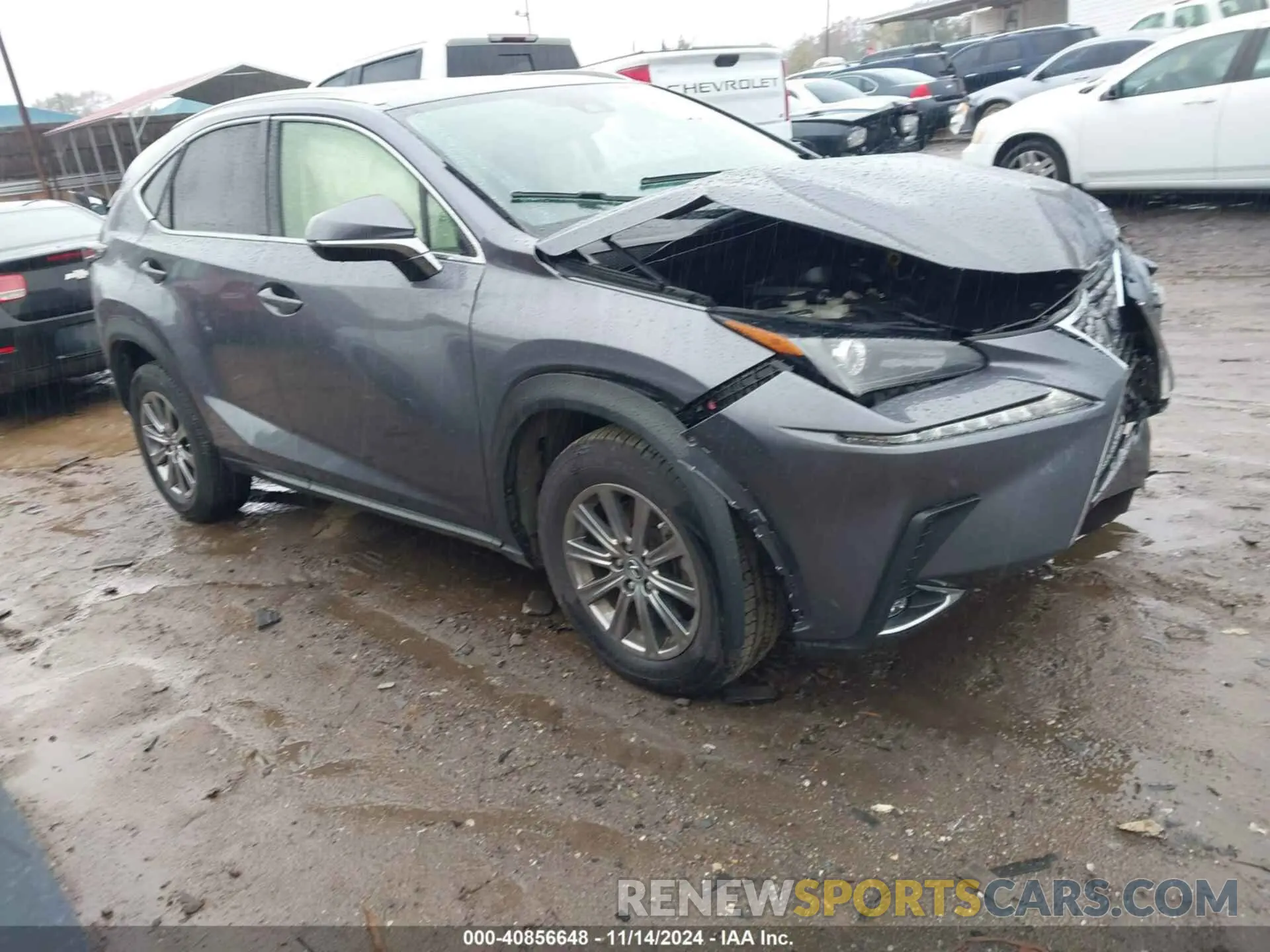 1 Photograph of a damaged car JTJDARBZ8L2159241 LEXUS NX 300 2020