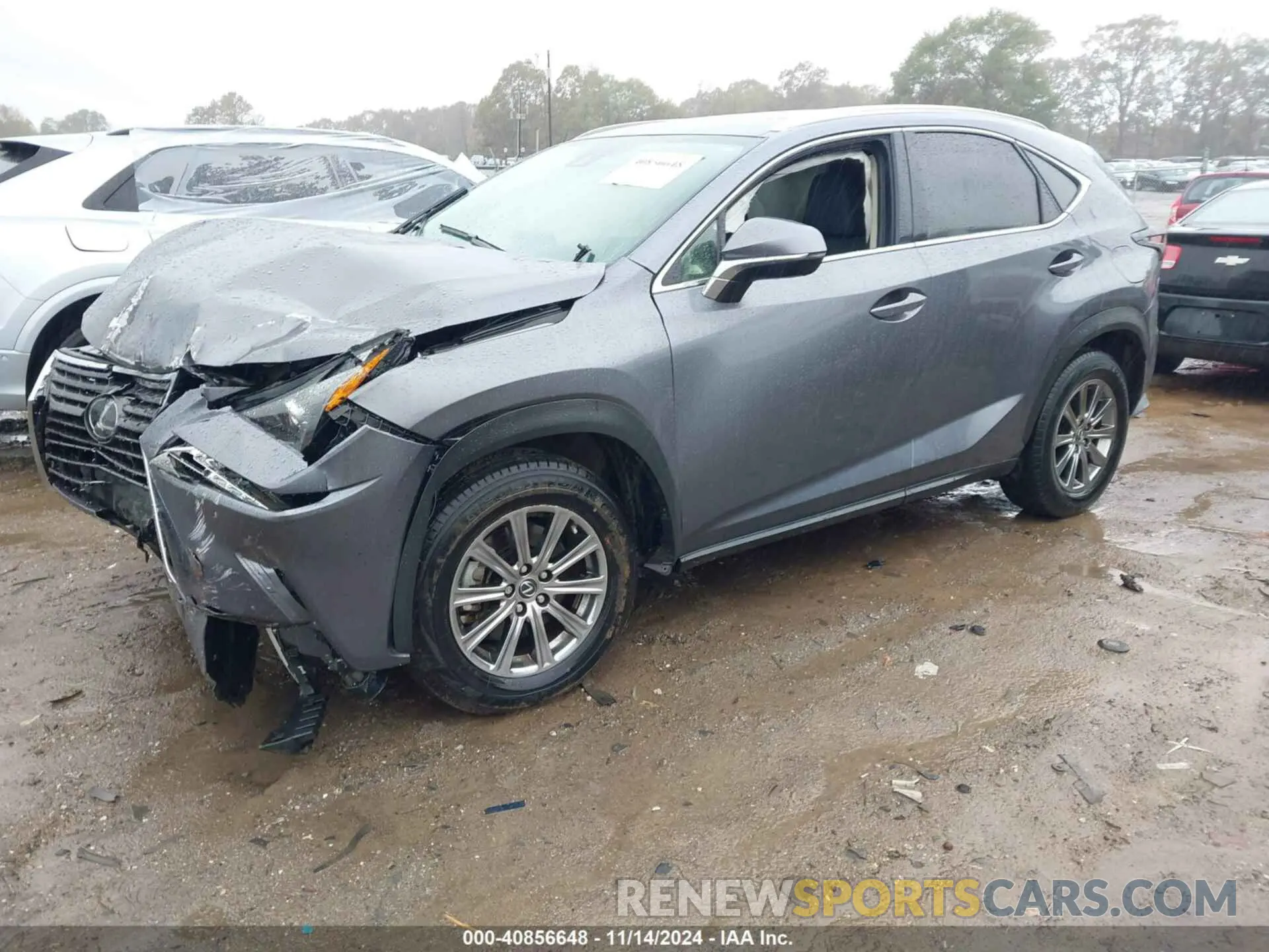 2 Photograph of a damaged car JTJDARBZ8L2159241 LEXUS NX 300 2020