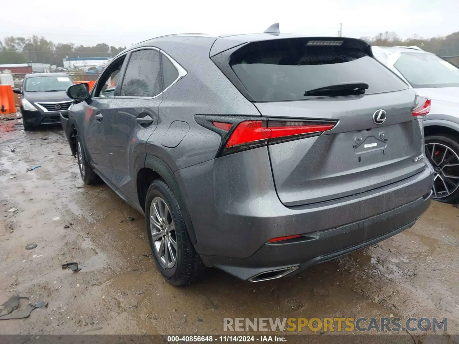 3 Photograph of a damaged car JTJDARBZ8L2159241 LEXUS NX 300 2020