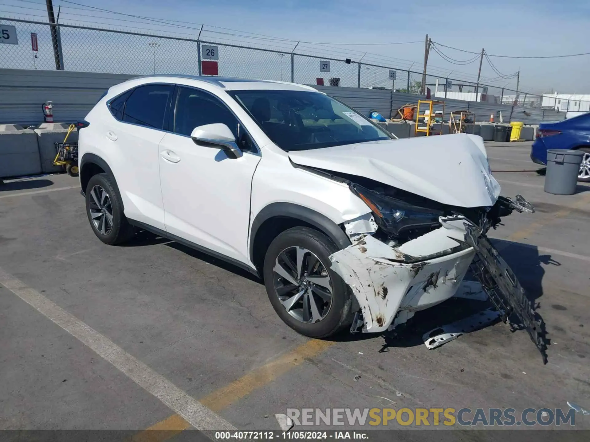 1 Photograph of a damaged car JTJDARBZ8L5004266 LEXUS NX 300 2020