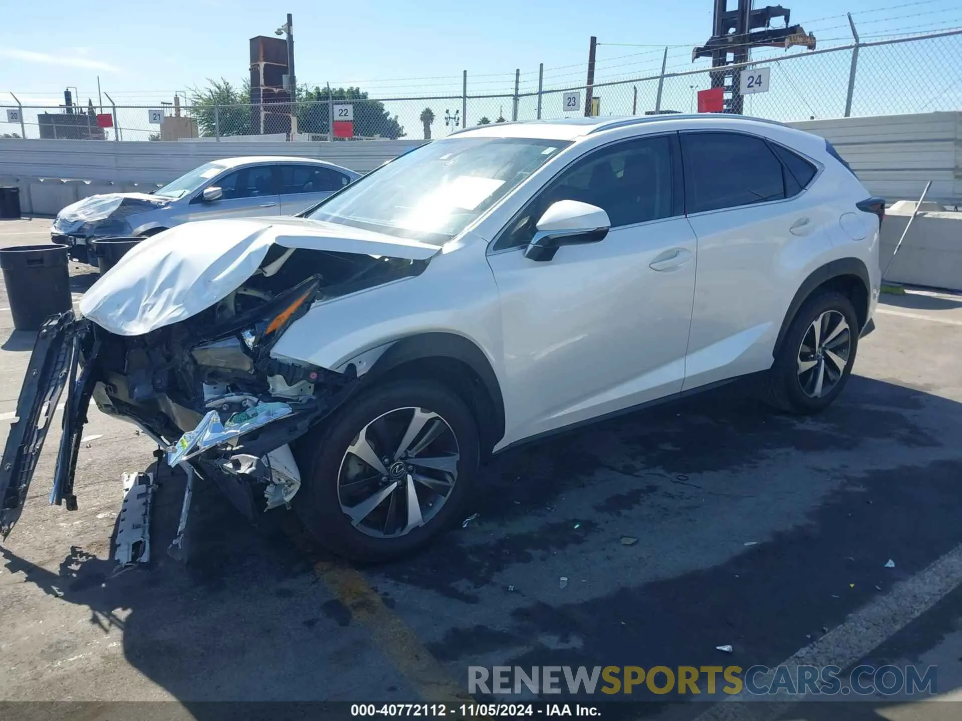 2 Photograph of a damaged car JTJDARBZ8L5004266 LEXUS NX 300 2020