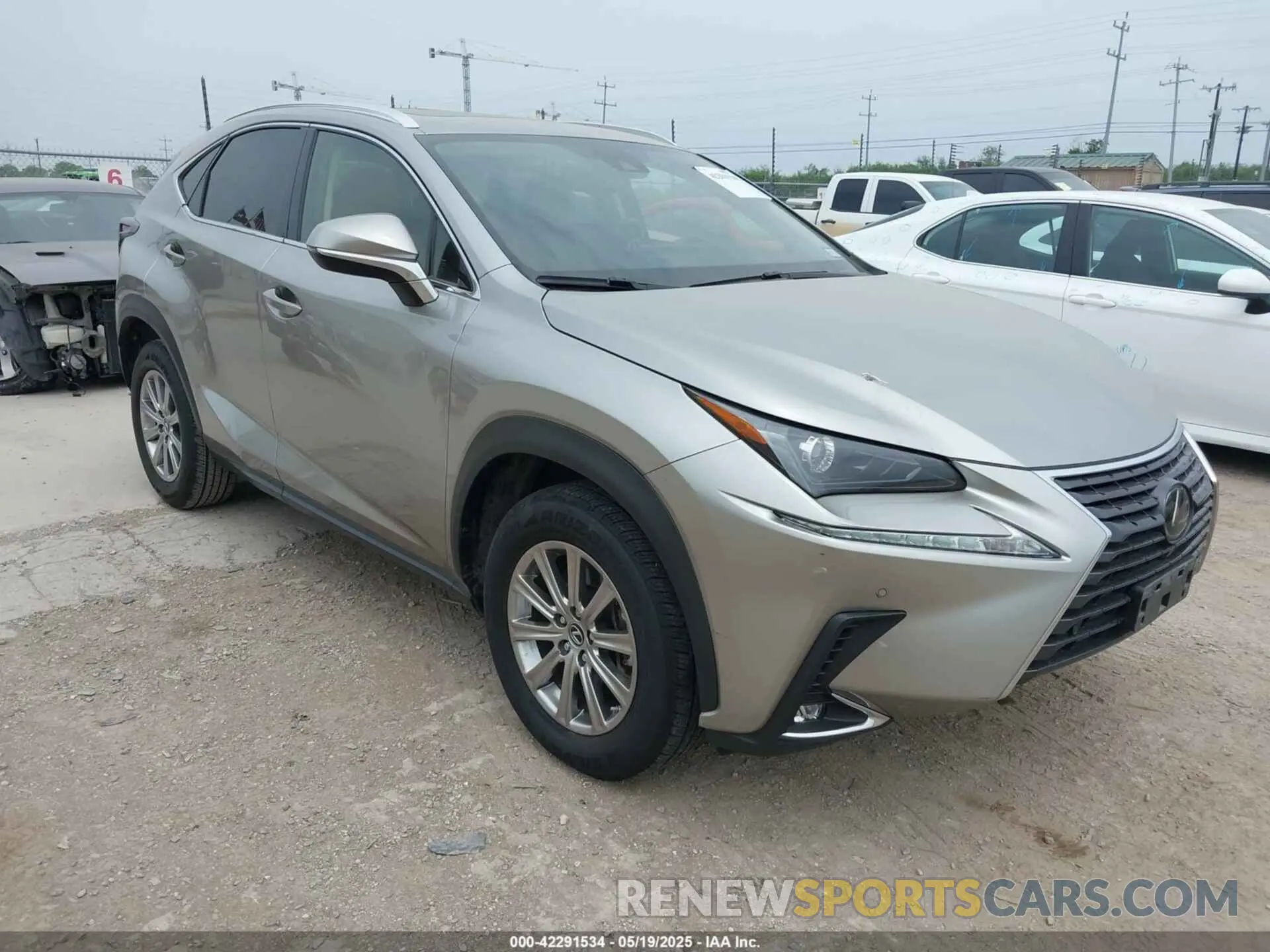 1 Photograph of a damaged car JTJDARBZ9L5002011 LEXUS NX 300 2020