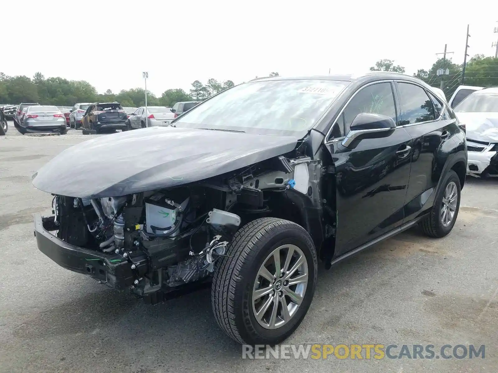 2 Photograph of a damaged car JTJDARBZXL5010117 LEXUS NX 300 2020