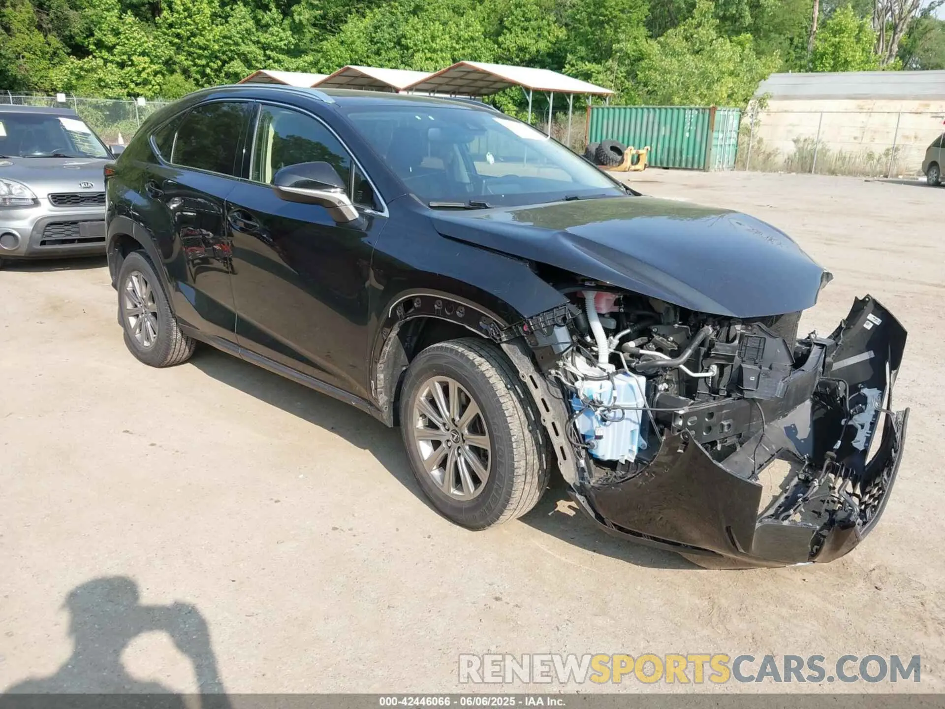1 Photograph of a damaged car JTJDARDZ8L2225221 LEXUS NX 300 2020