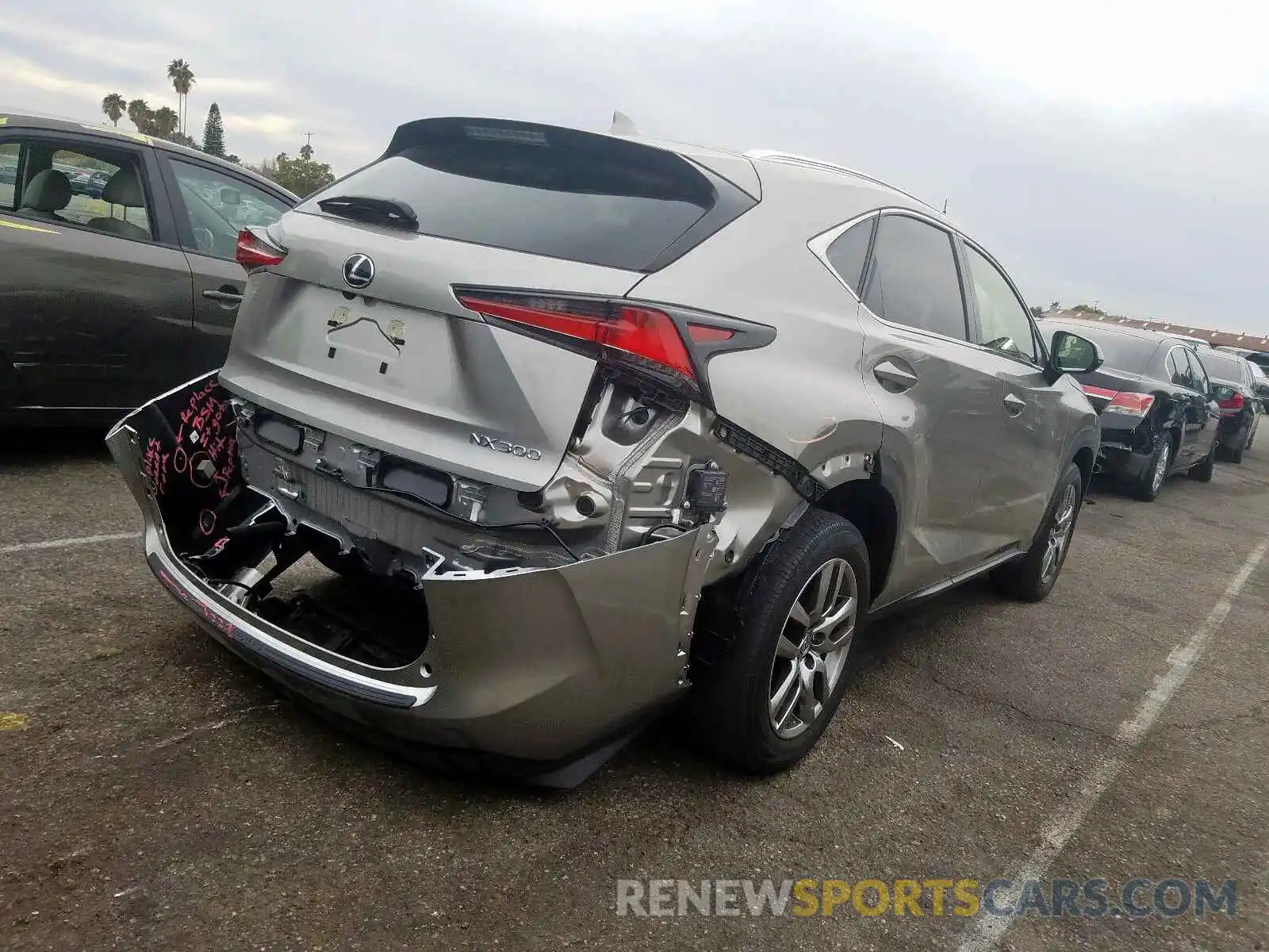 4 Photograph of a damaged car JTJGARBZ0L5009121 LEXUS NX 300 2020