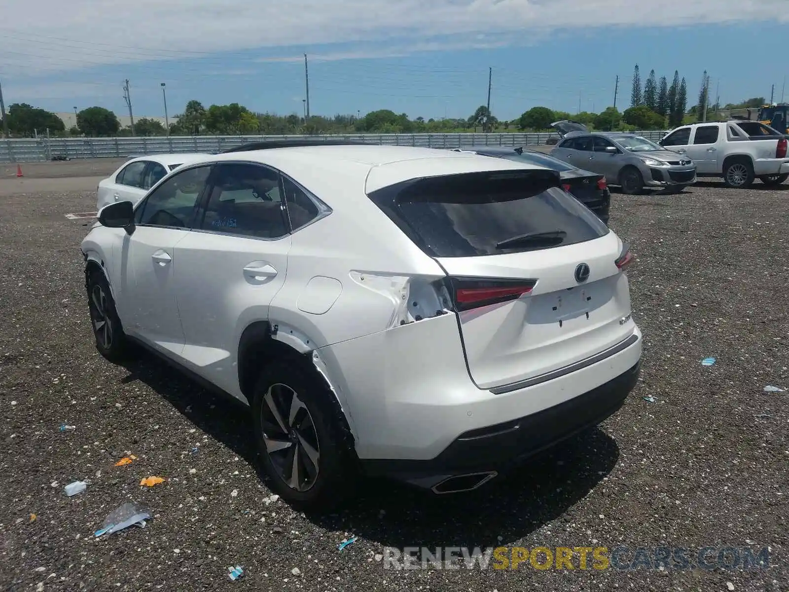 3 Photograph of a damaged car JTJGARBZ1L2160289 LEXUS NX 300 2020