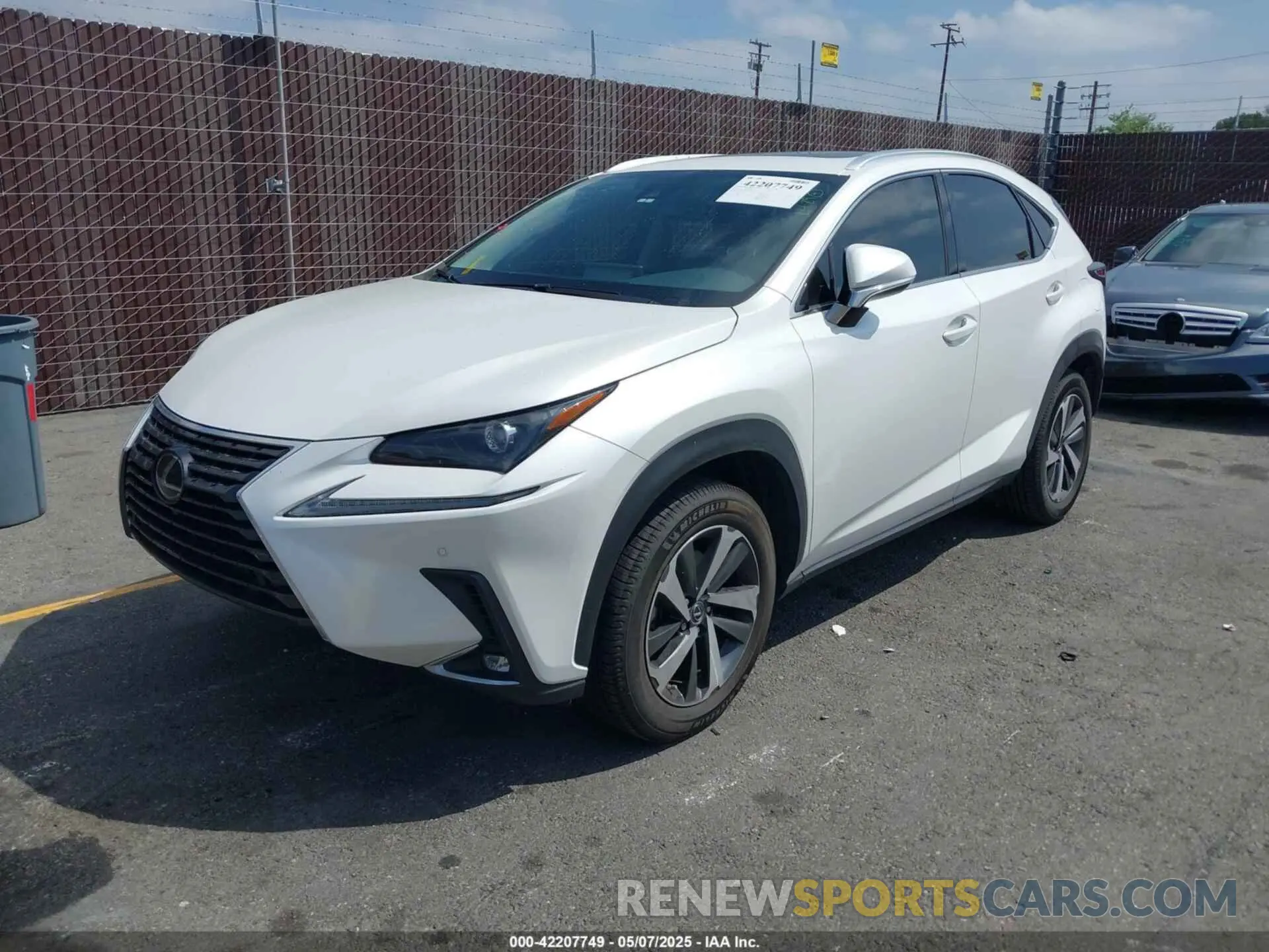 2 Photograph of a damaged car JTJGARBZ2L2158356 LEXUS NX 300 2020