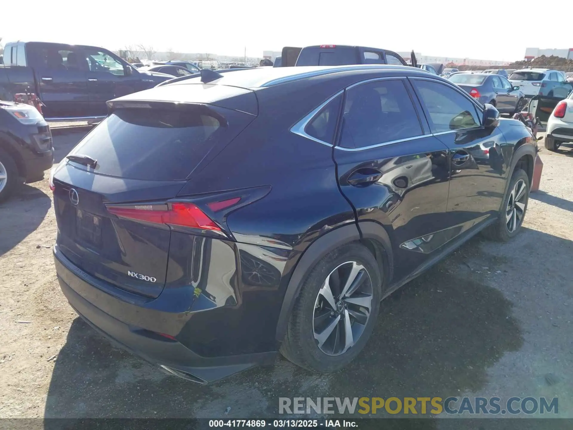 4 Photograph of a damaged car JTJGARBZ3L5006519 LEXUS NX 300 2020