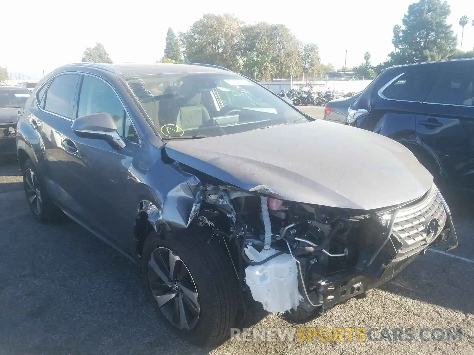 1 Photograph of a damaged car JTJGARBZ3L5007623 LEXUS NX 300 2020