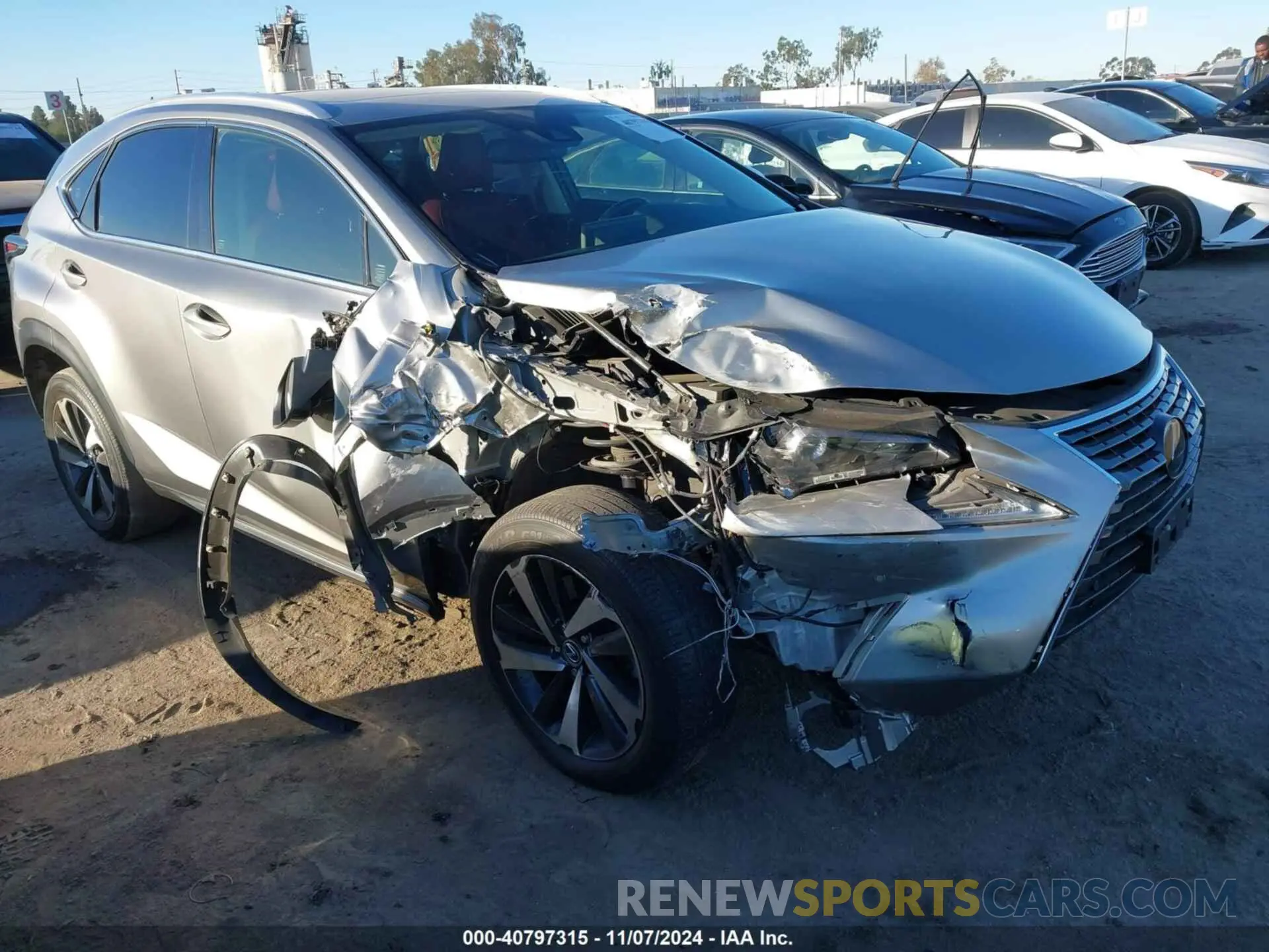 1 Photograph of a damaged car JTJGARBZ3L5011400 LEXUS NX 300 2020