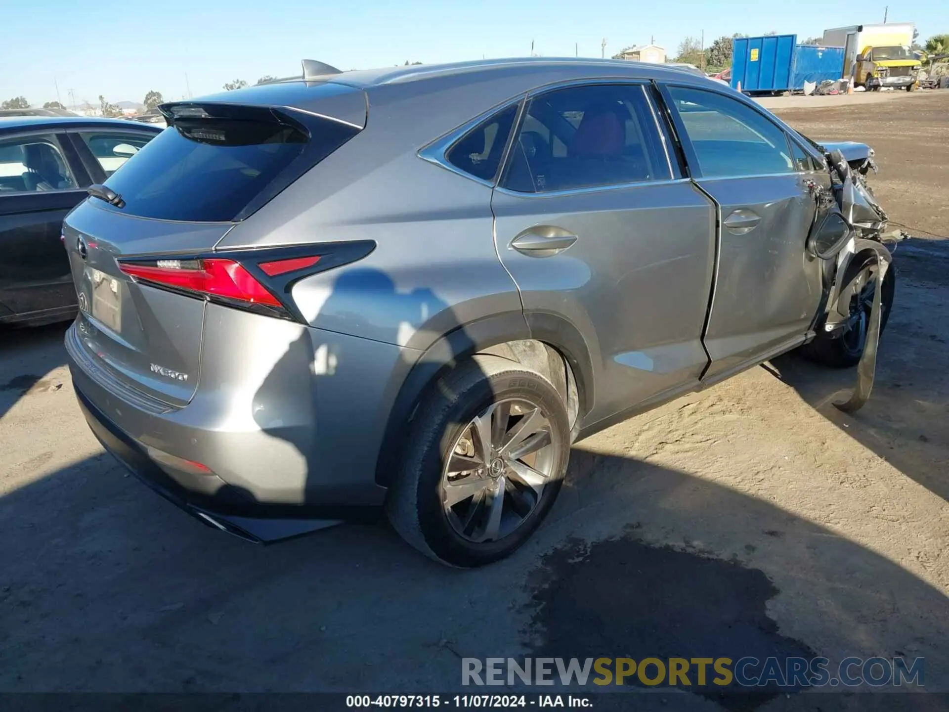 4 Photograph of a damaged car JTJGARBZ3L5011400 LEXUS NX 300 2020