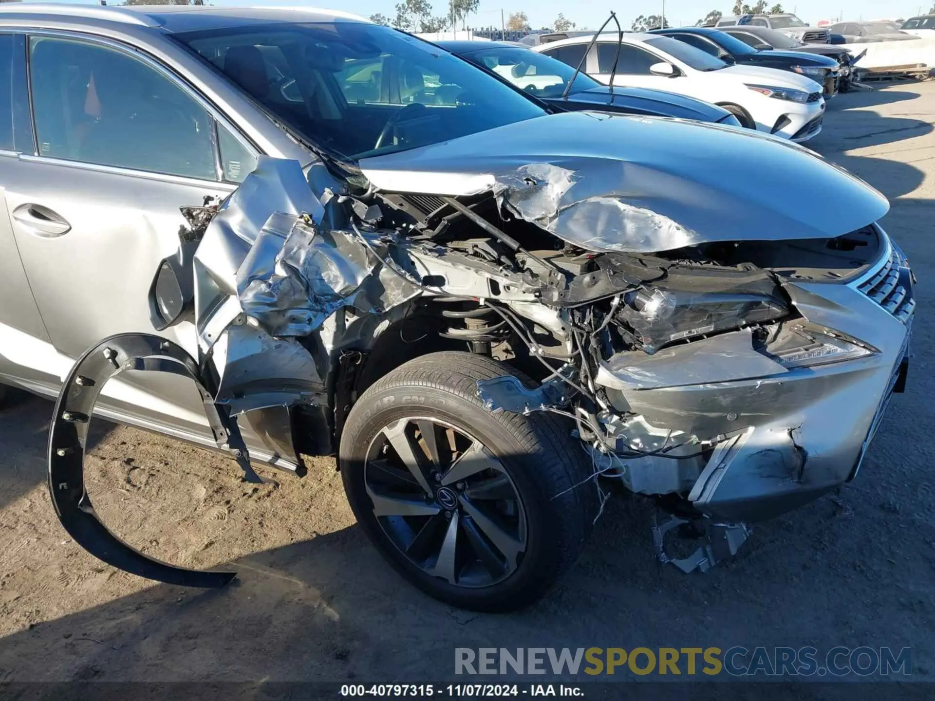 6 Photograph of a damaged car JTJGARBZ3L5011400 LEXUS NX 300 2020