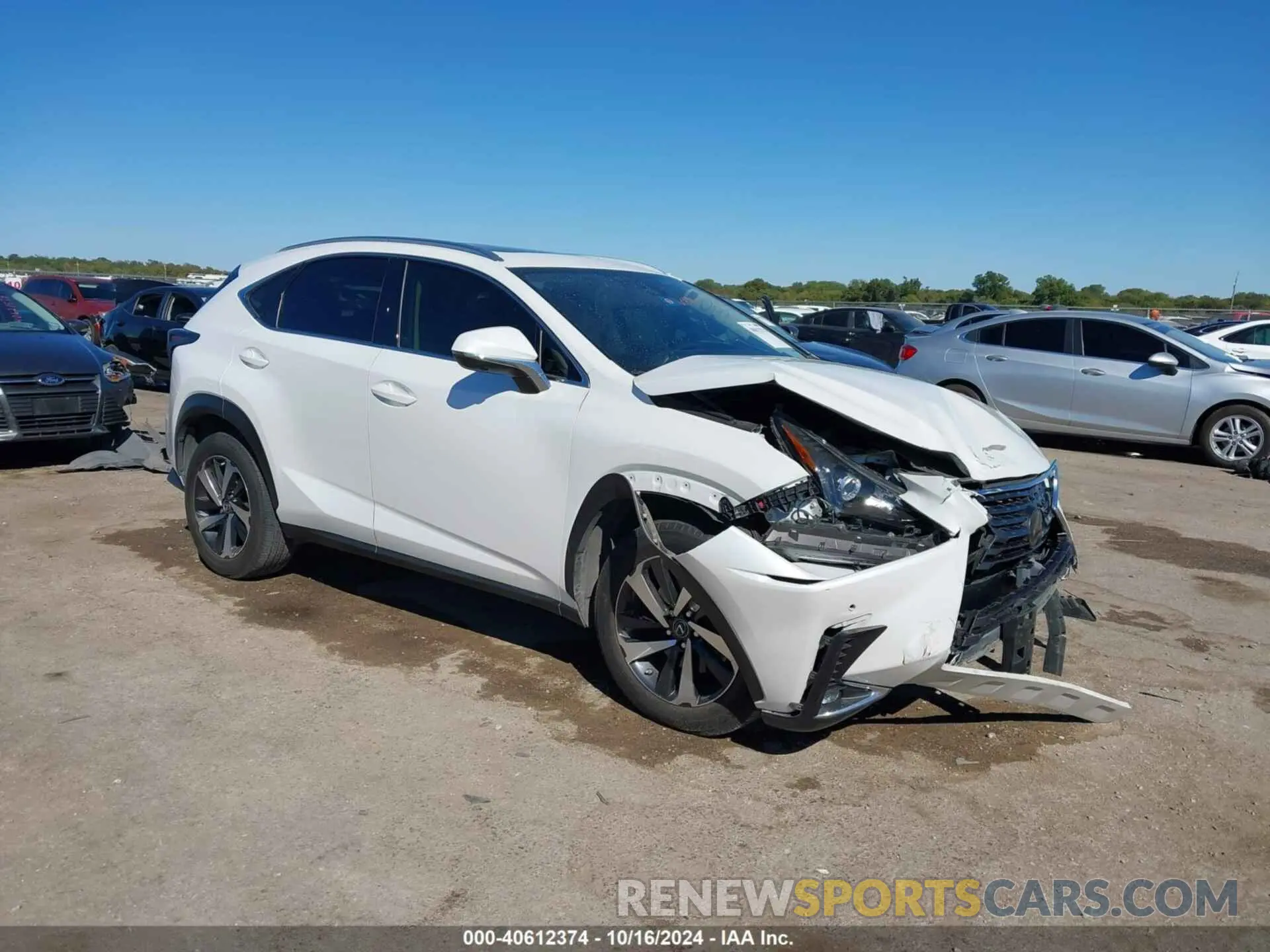 1 Photograph of a damaged car JTJGARBZ4L5006125 LEXUS NX 300 2020