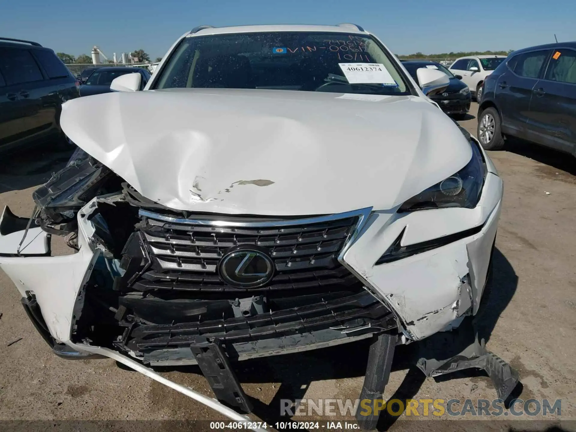 13 Photograph of a damaged car JTJGARBZ4L5006125 LEXUS NX 300 2020