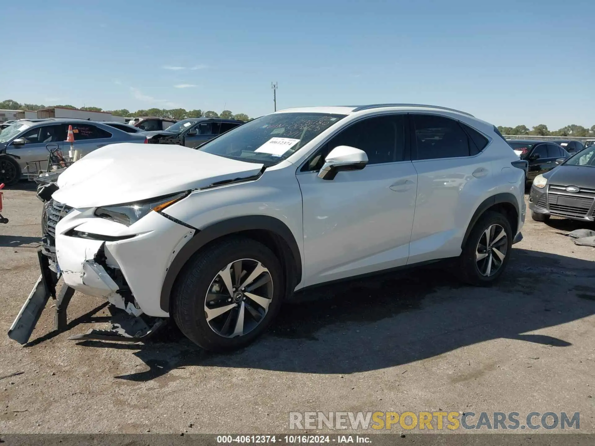 2 Photograph of a damaged car JTJGARBZ4L5006125 LEXUS NX 300 2020