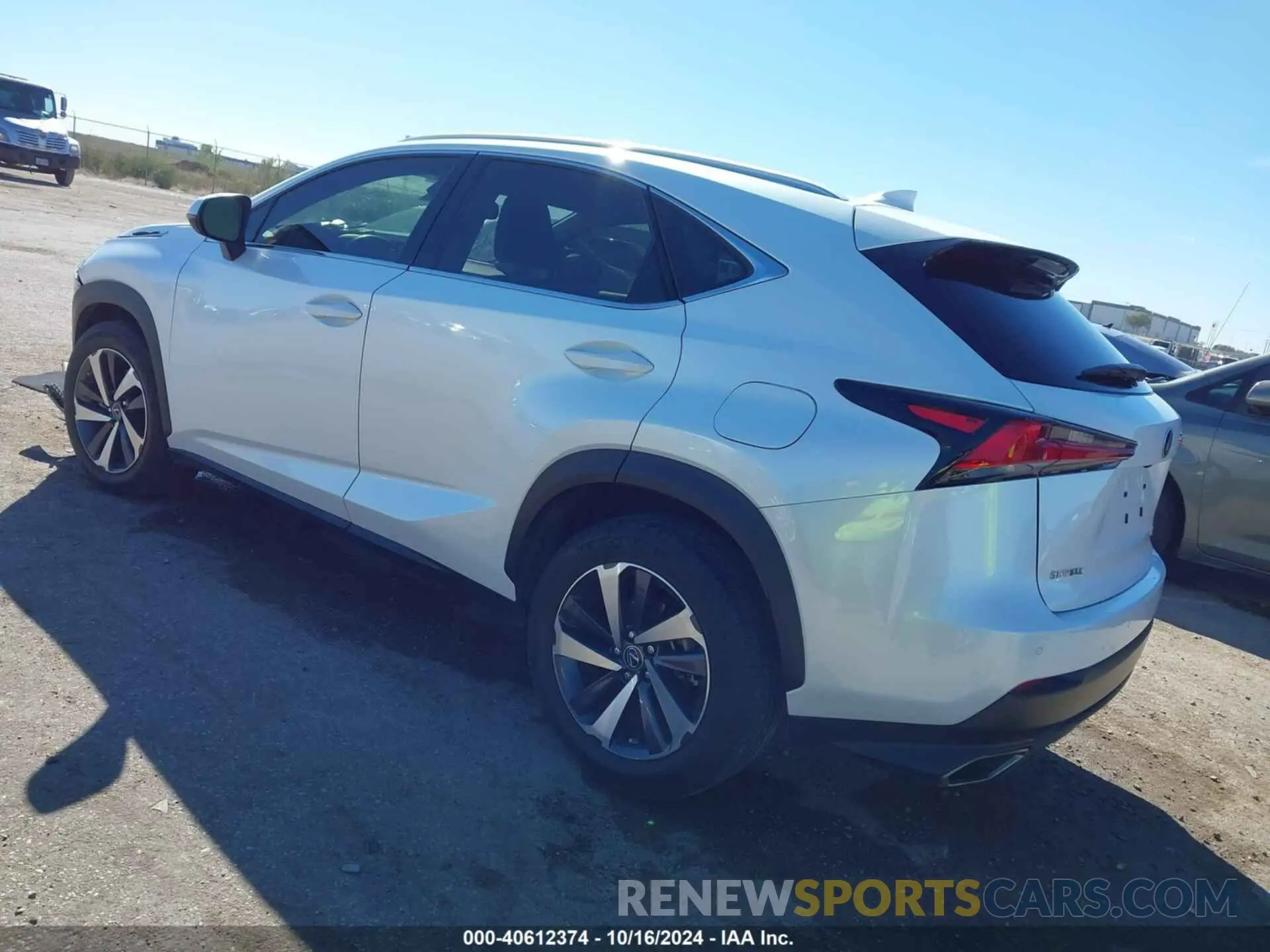 3 Photograph of a damaged car JTJGARBZ4L5006125 LEXUS NX 300 2020