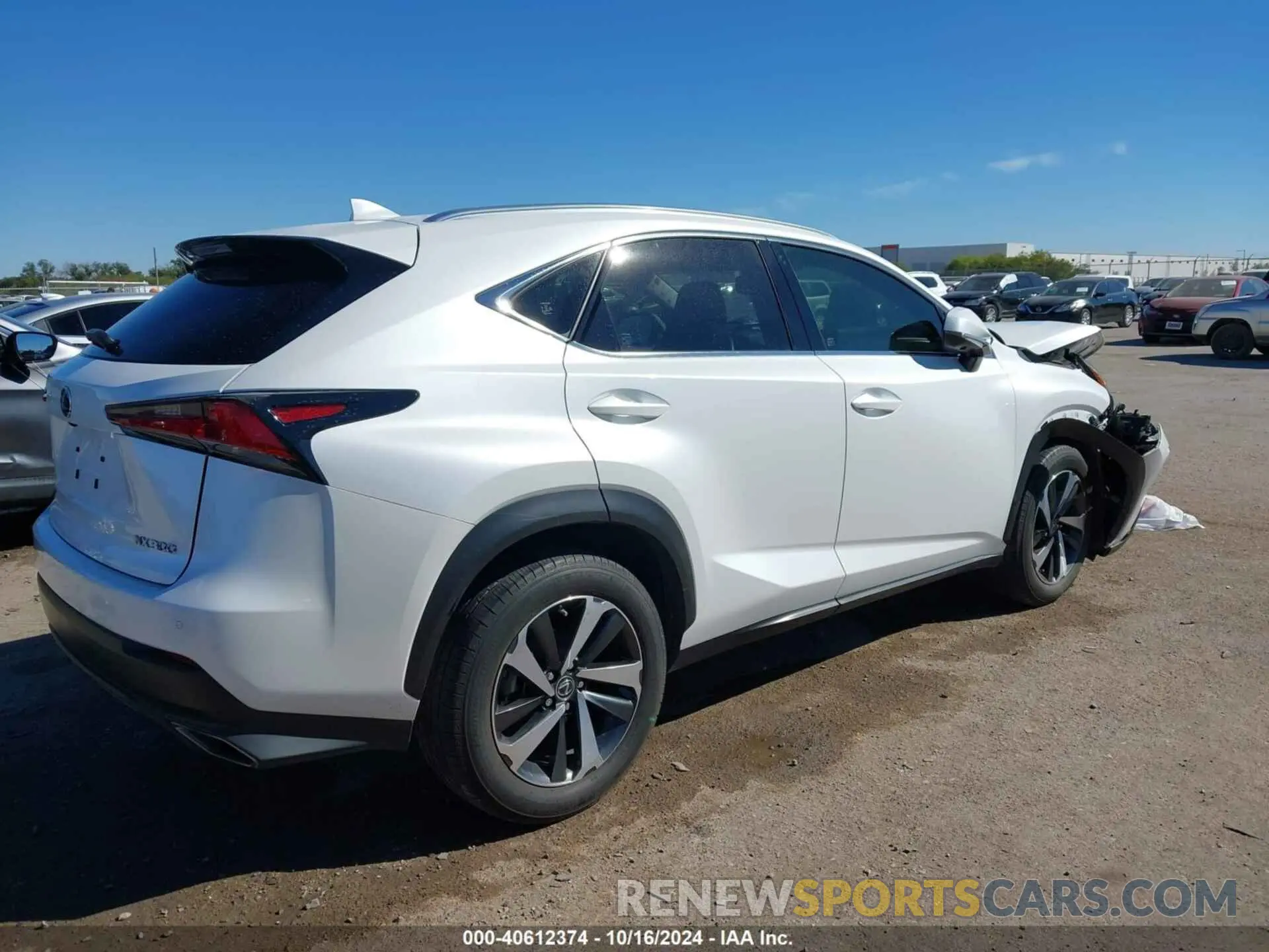 4 Photograph of a damaged car JTJGARBZ4L5006125 LEXUS NX 300 2020
