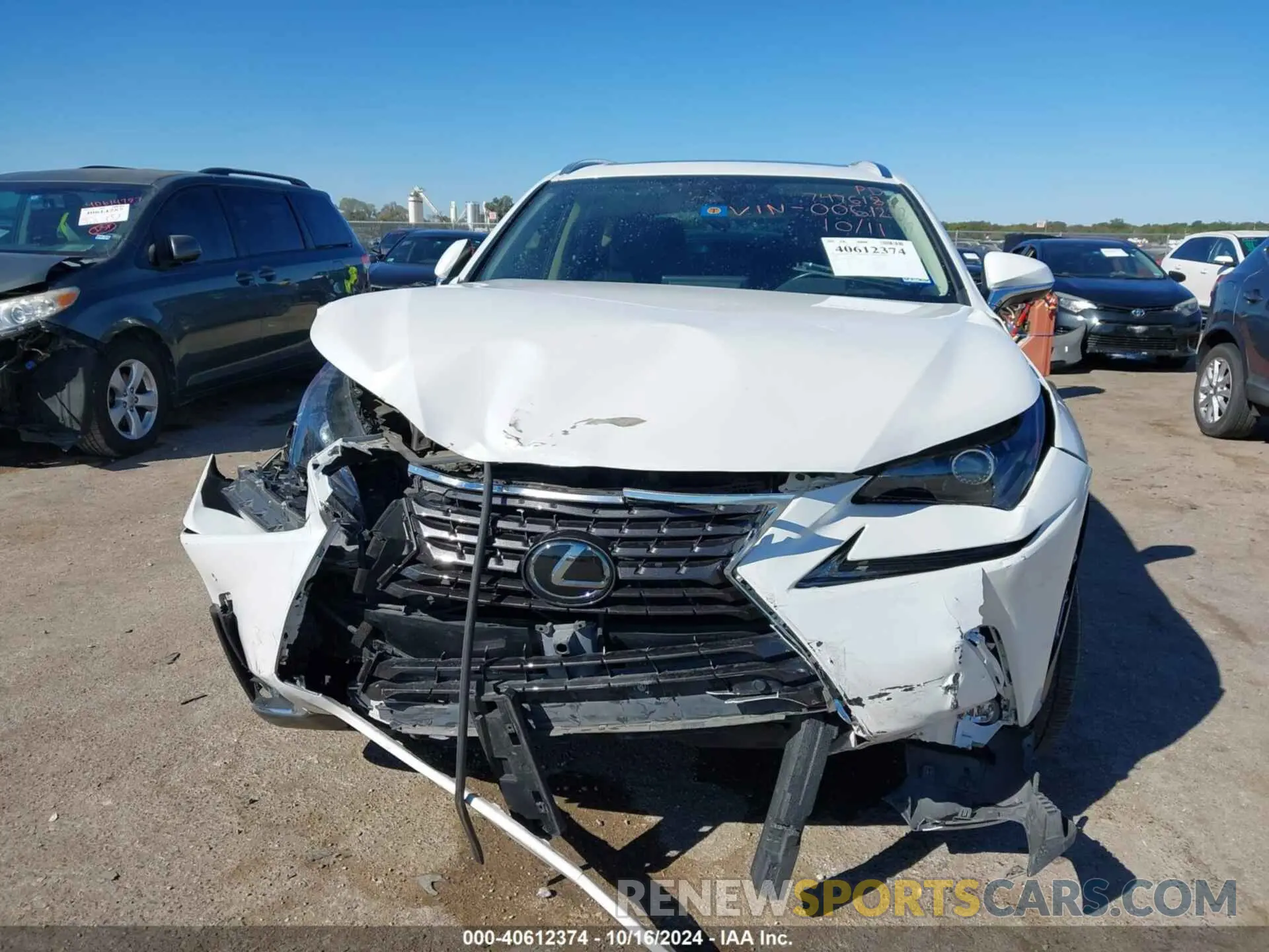 6 Photograph of a damaged car JTJGARBZ4L5006125 LEXUS NX 300 2020