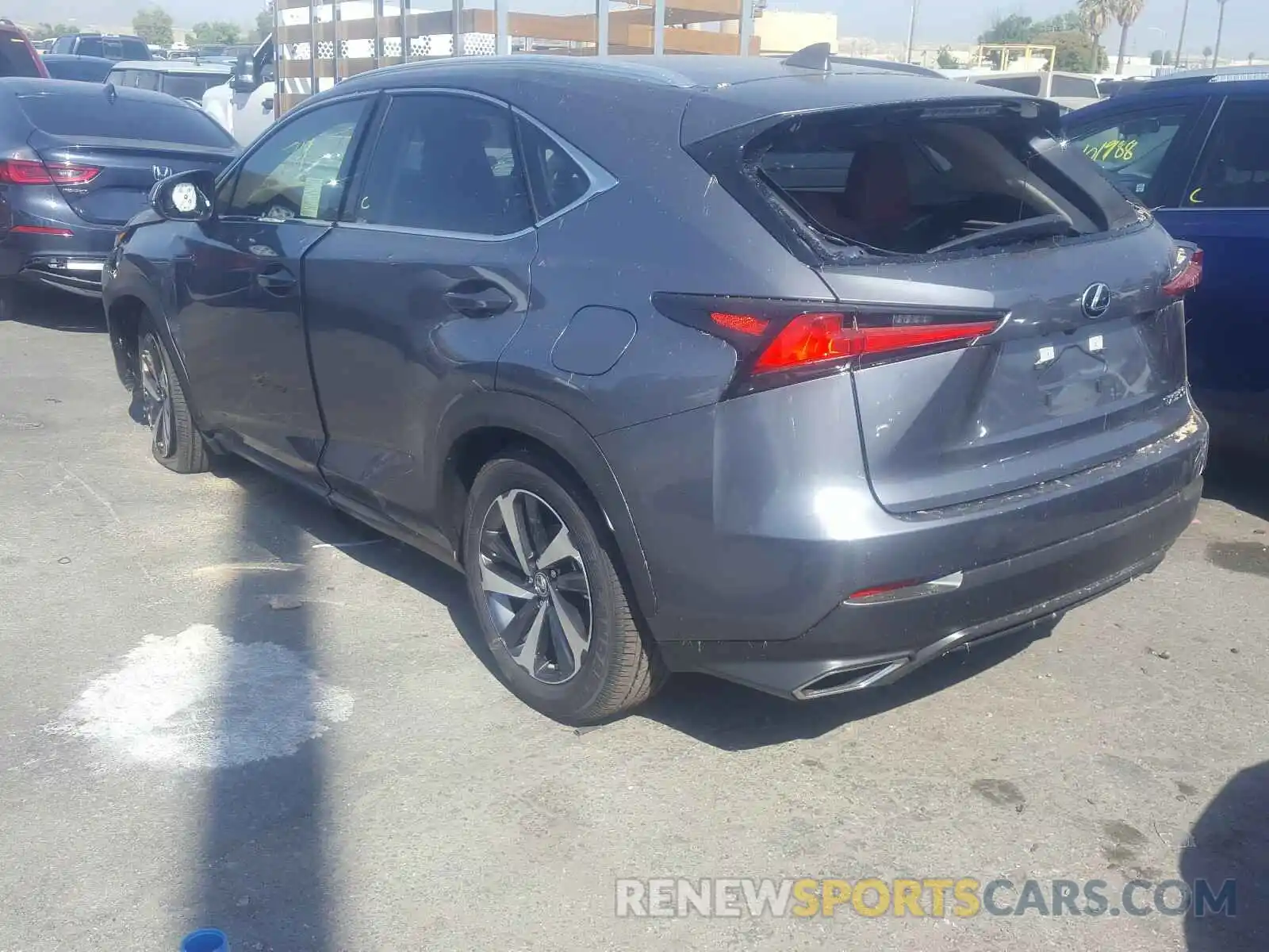 3 Photograph of a damaged car JTJGARBZ4L5017495 LEXUS NX 300 2020