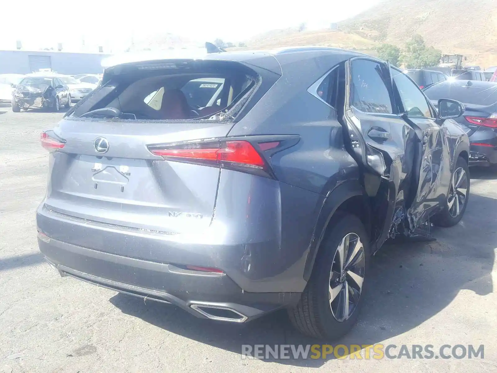 4 Photograph of a damaged car JTJGARBZ4L5017495 LEXUS NX 300 2020