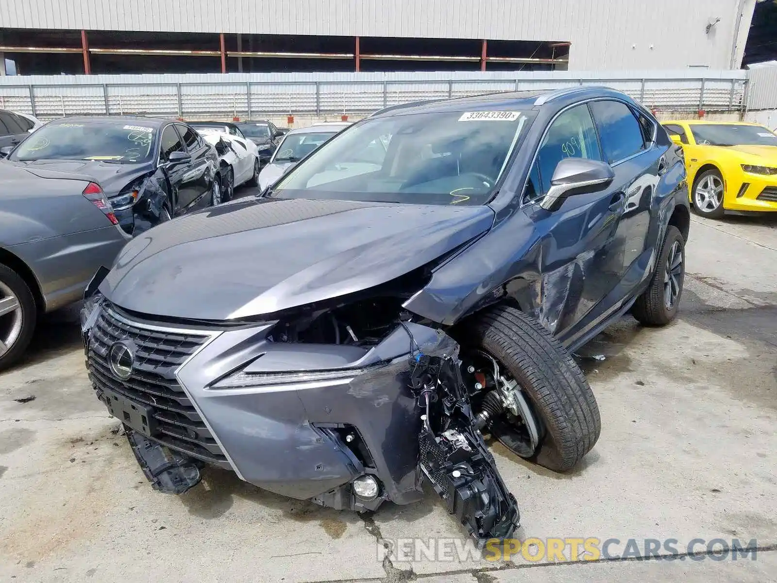 2 Photograph of a damaged car JTJGARBZ5L2159839 LEXUS NX 300 2020