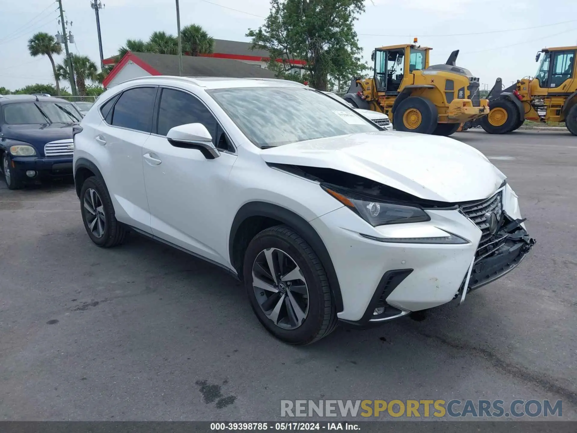 1 Photograph of a damaged car JTJGARBZ7L5015806 LEXUS NX 300 2020