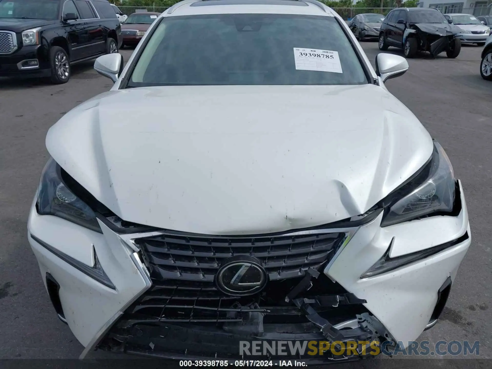 10 Photograph of a damaged car JTJGARBZ7L5015806 LEXUS NX 300 2020