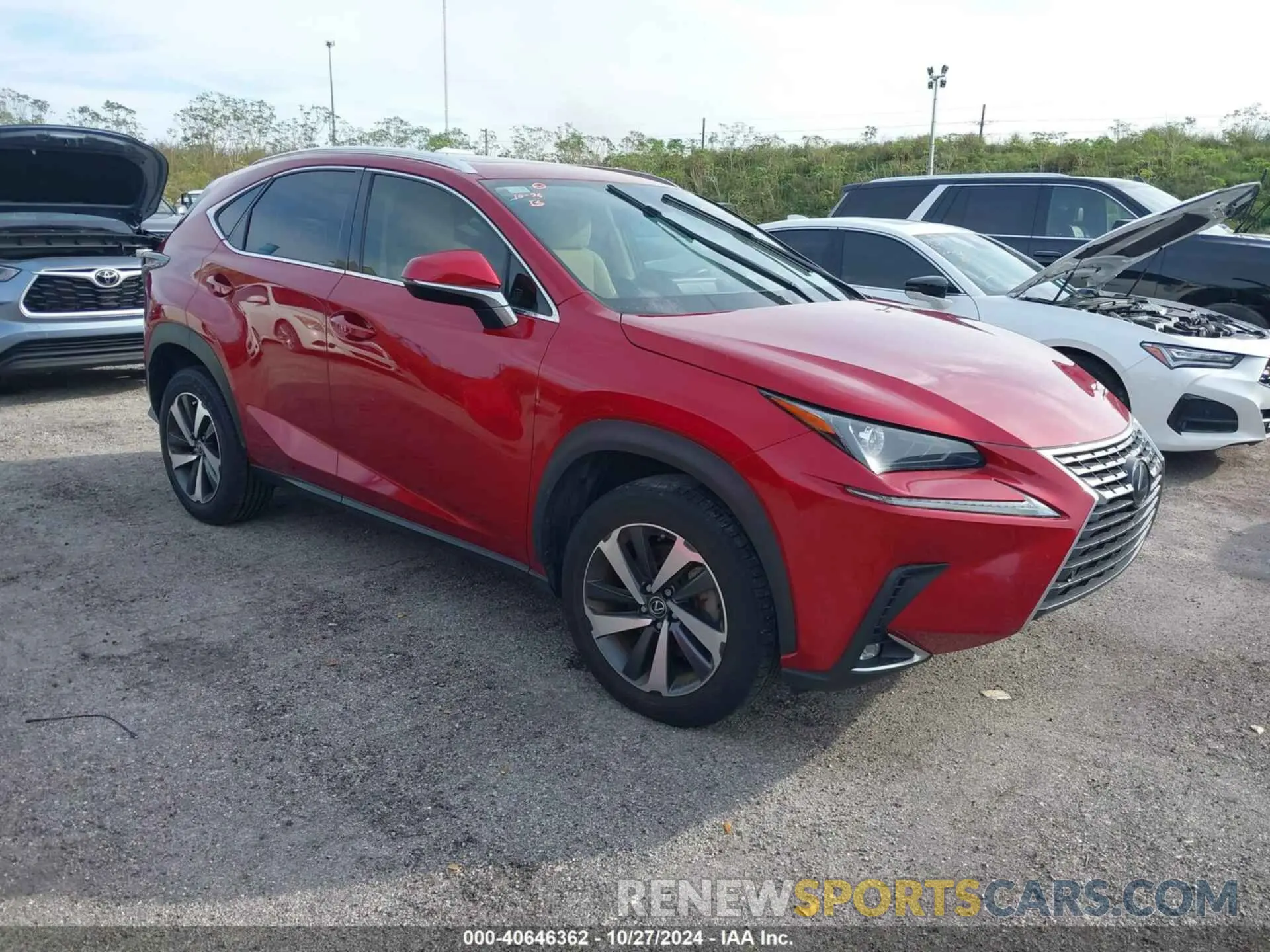 1 Photograph of a damaged car JTJGARBZ8L5002756 LEXUS NX 300 2020