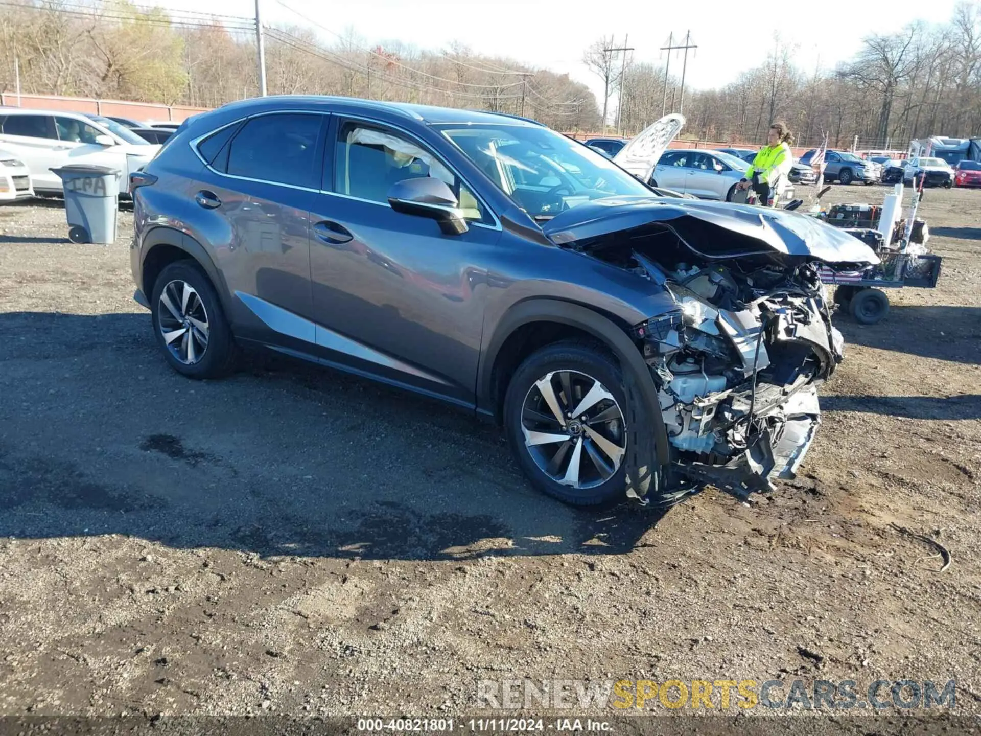 1 Photograph of a damaged car JTJGARDZ0L5016051 LEXUS NX 300 2020
