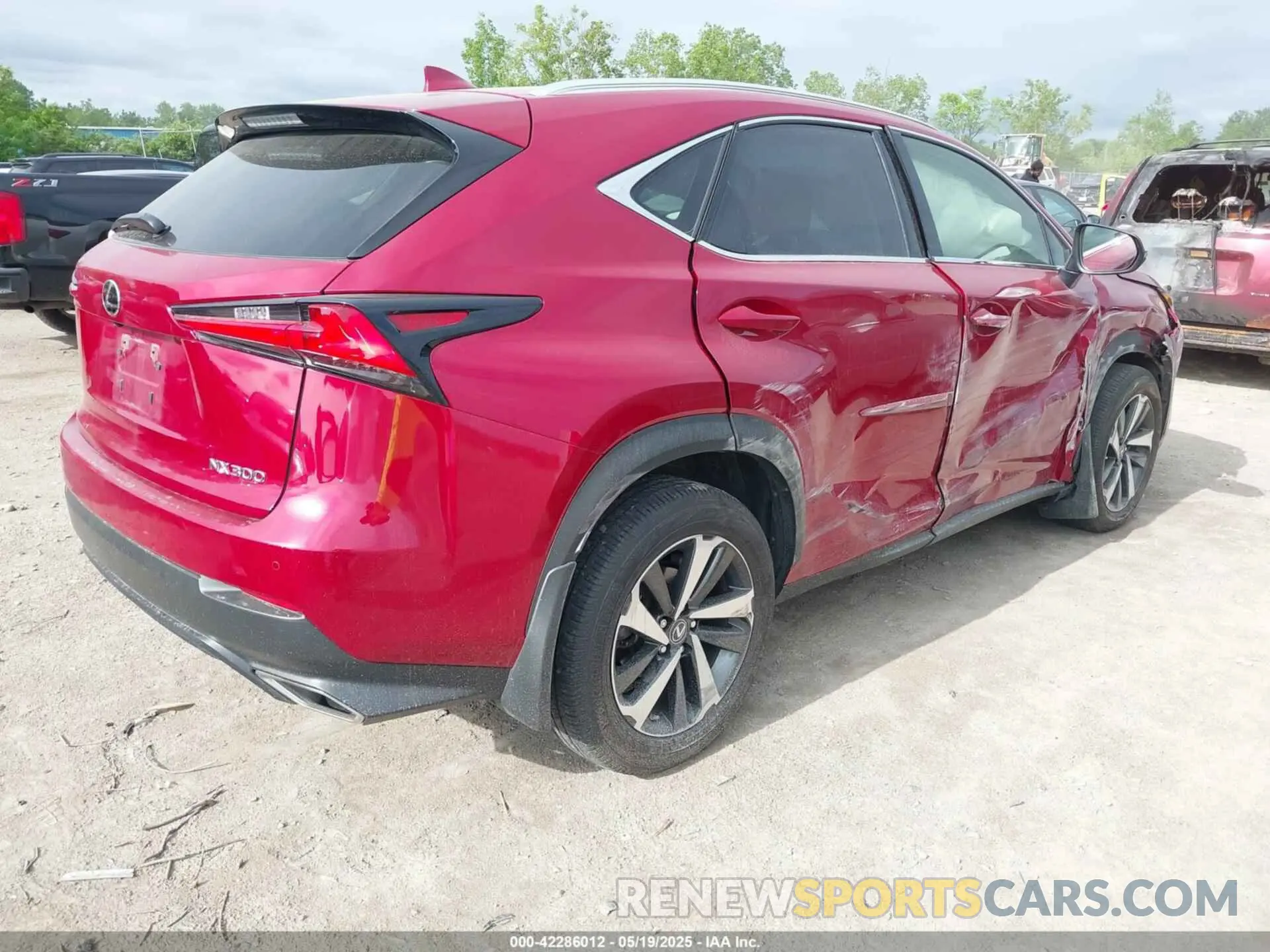 4 Photograph of a damaged car JTJGARDZ7L5013597 LEXUS NX 300 2020