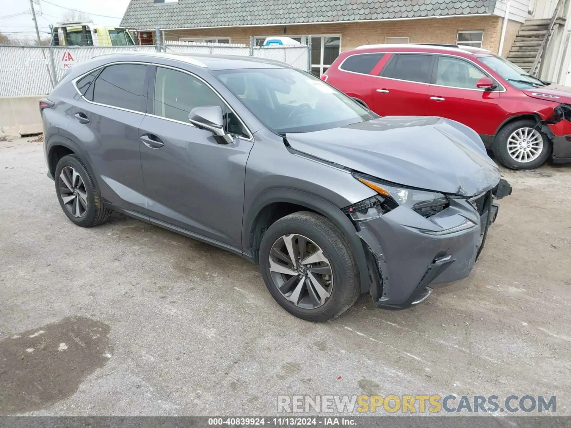 1 Photograph of a damaged car JTJGARDZ9L2235222 LEXUS NX 300 2020