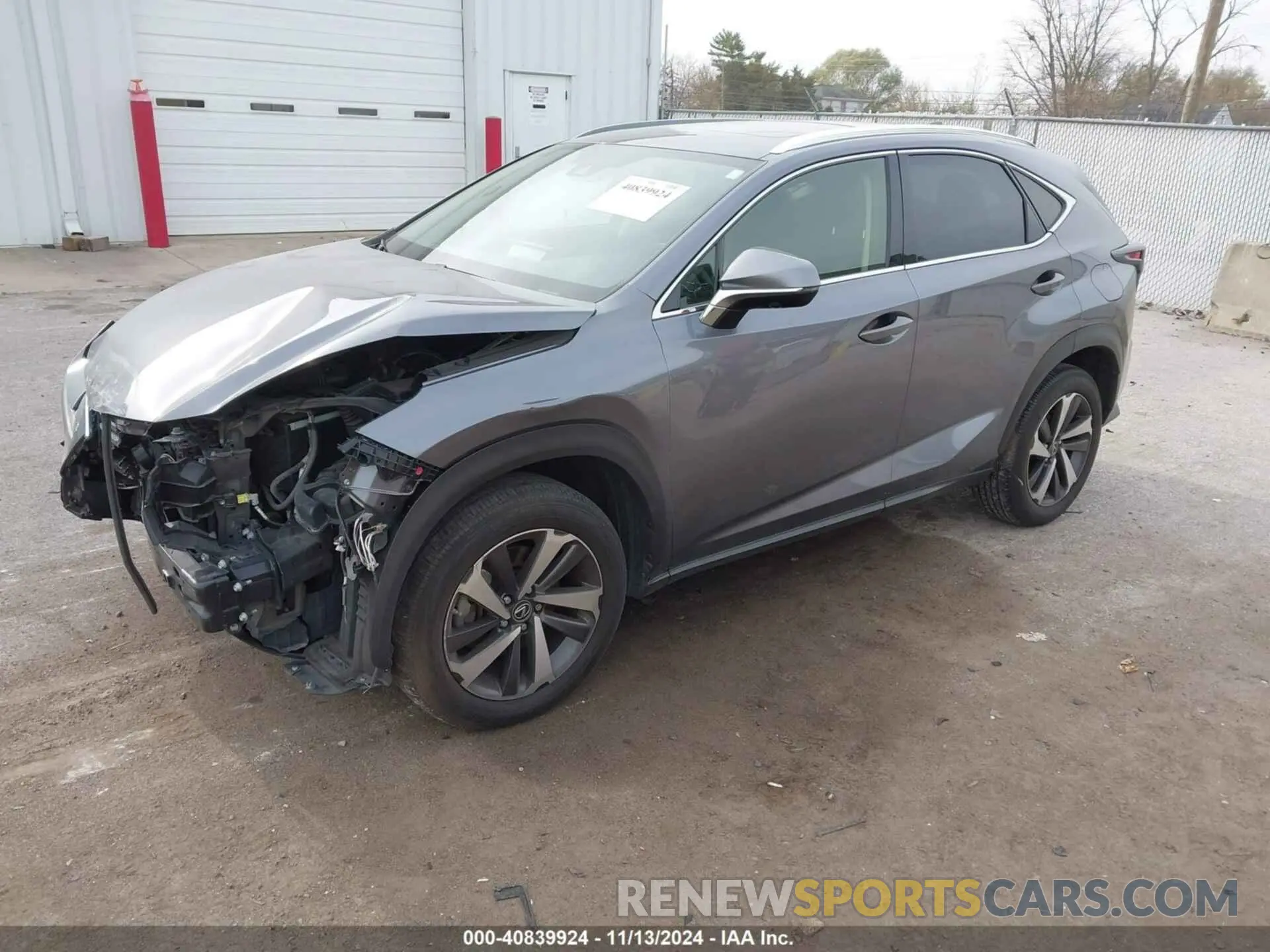2 Photograph of a damaged car JTJGARDZ9L2235222 LEXUS NX 300 2020