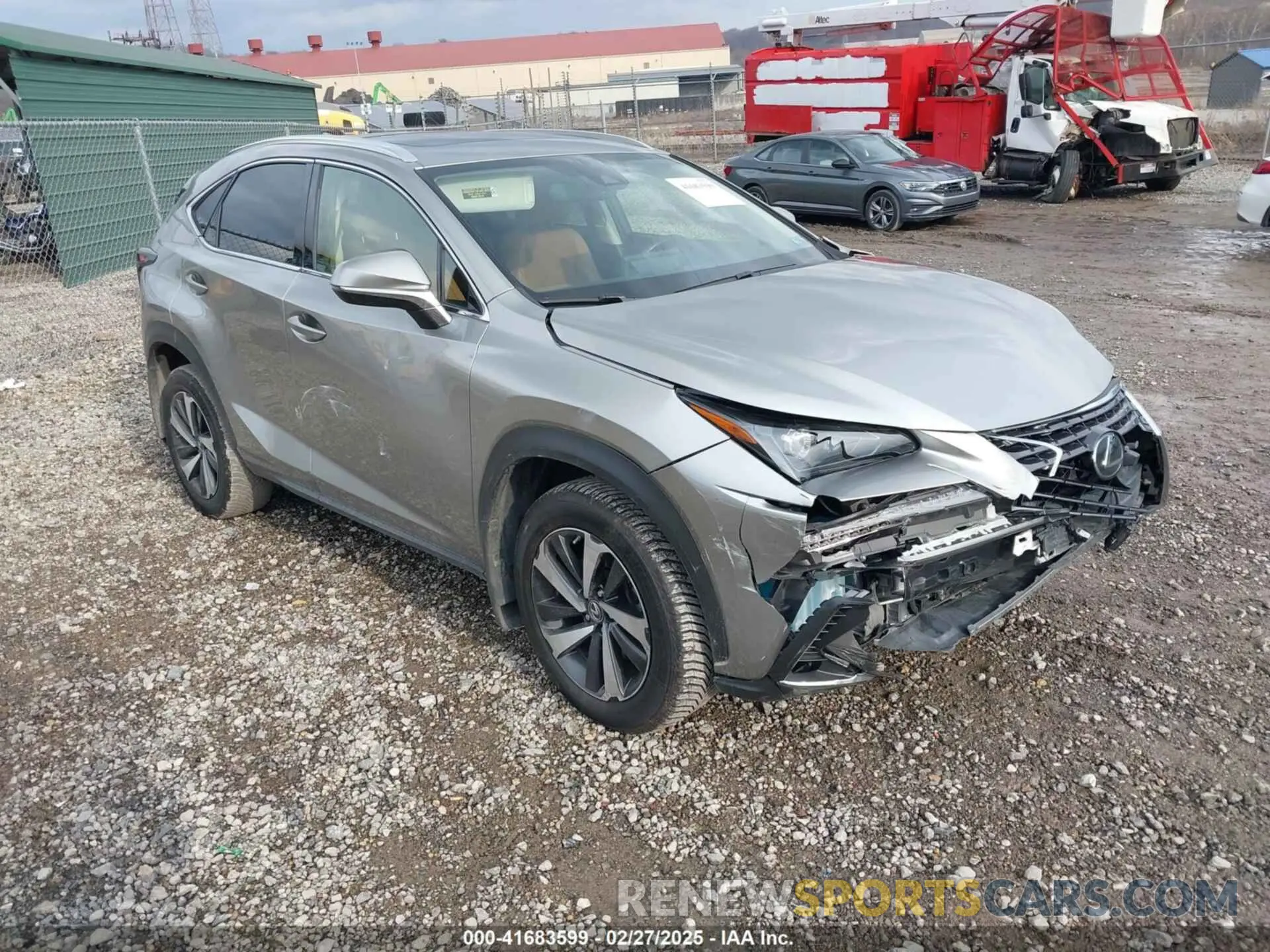1 Photograph of a damaged car JTJGARDZ9L5015299 LEXUS NX 300 2020
