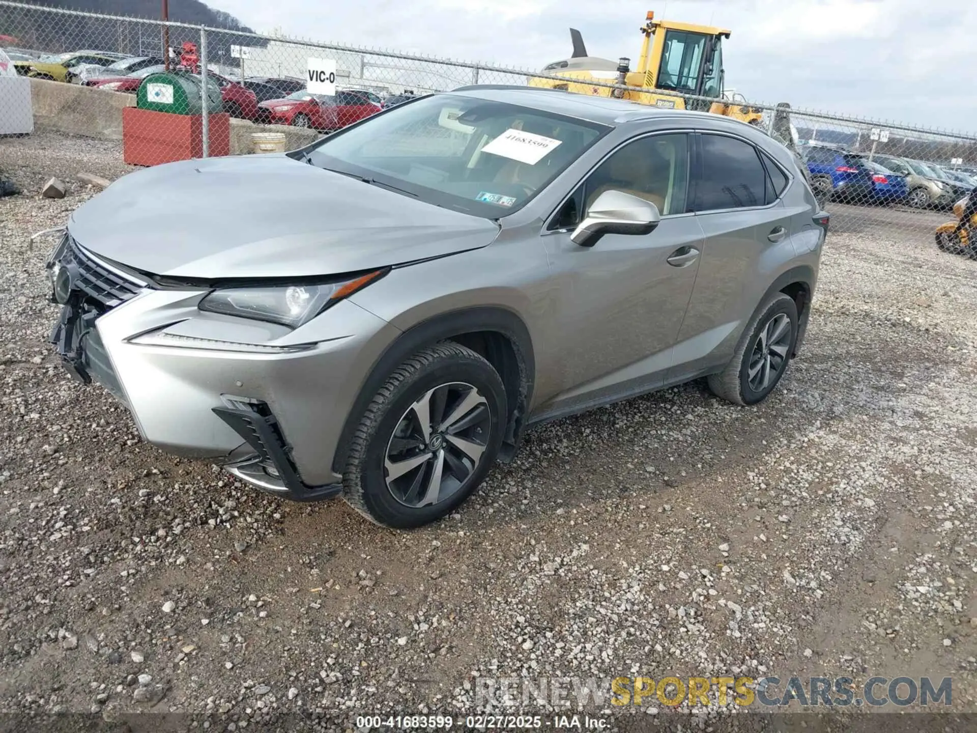 2 Photograph of a damaged car JTJGARDZ9L5015299 LEXUS NX 300 2020